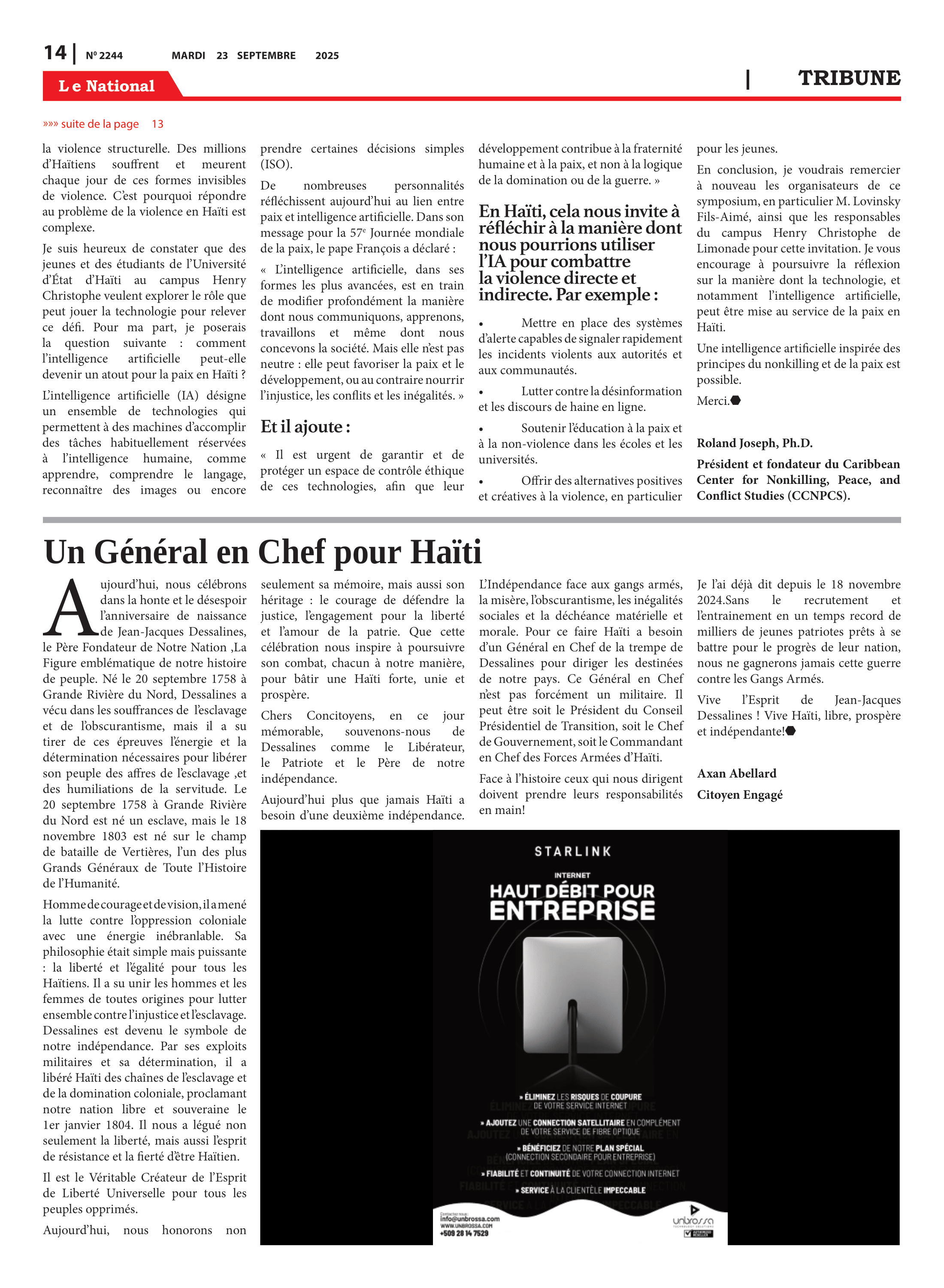 Page 14 de l'édition 2244