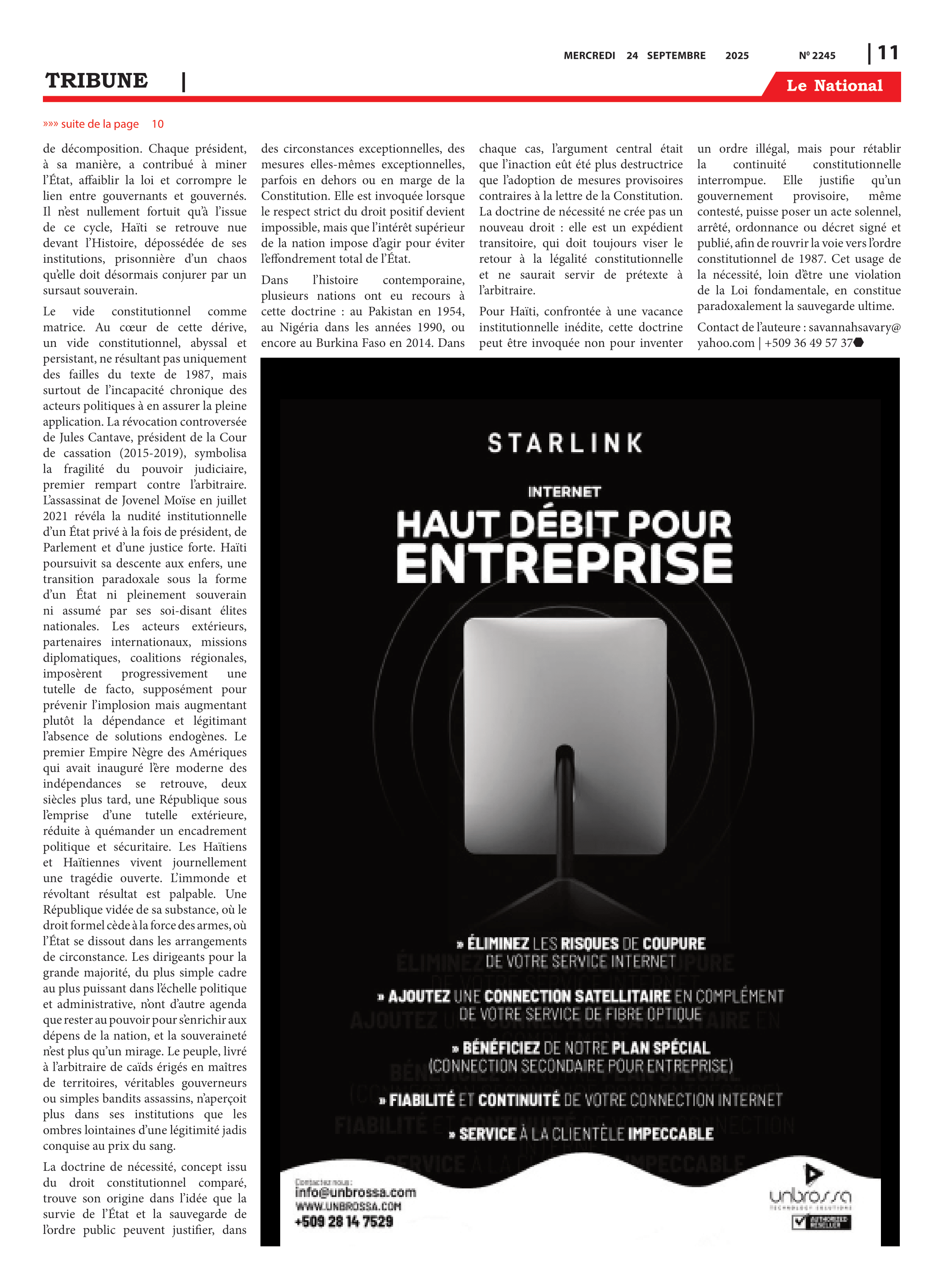 Page 11 de l'édition 2245