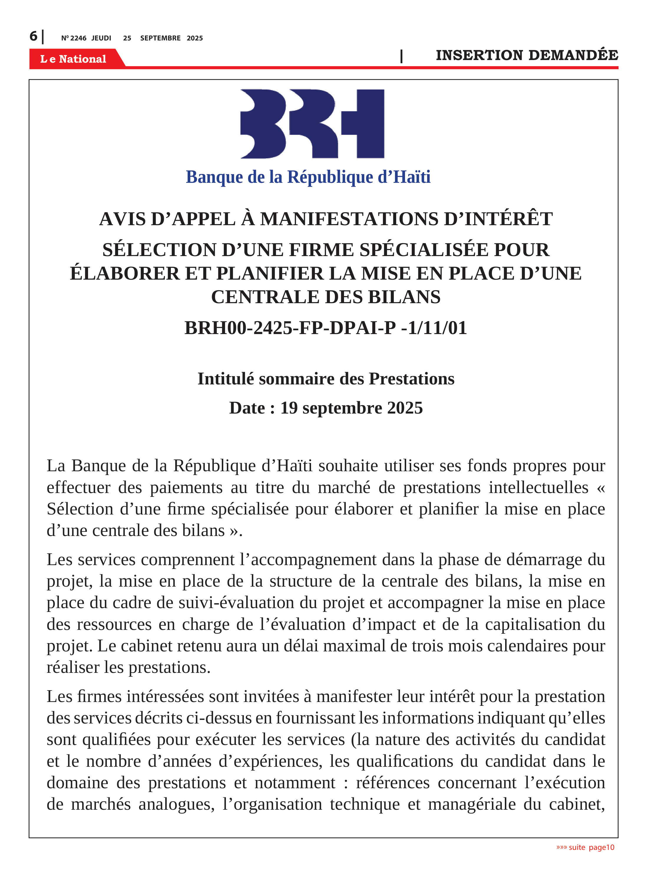 Page 6 de l'édition 2246