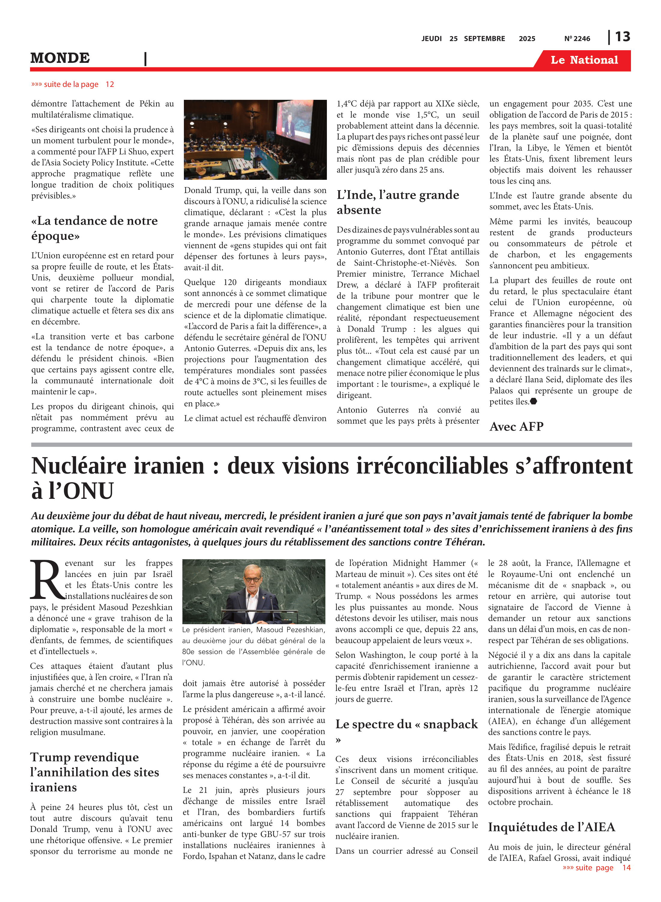 Page 13 de l'édition 2246