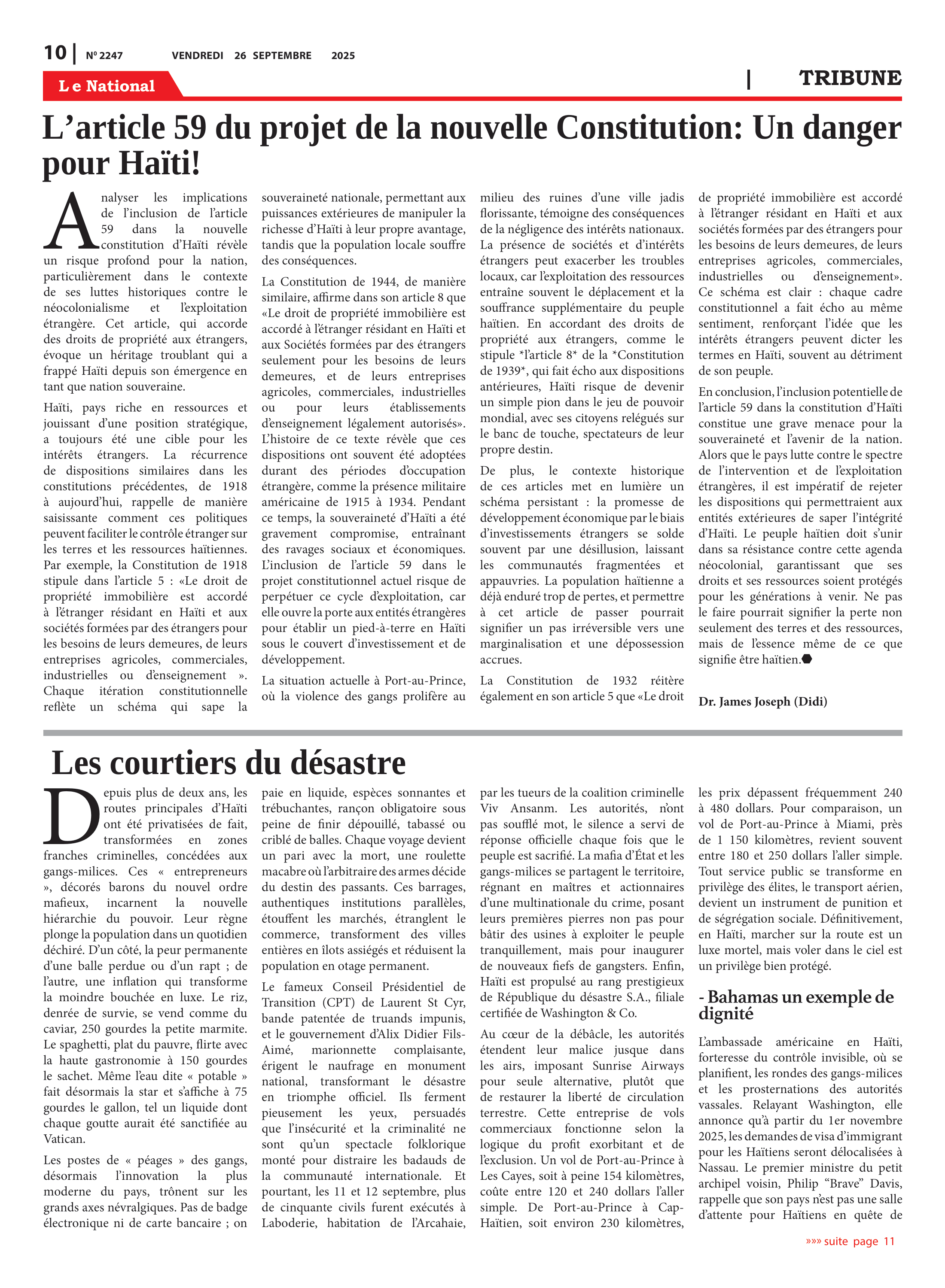 Page 10 de l'édition 2247