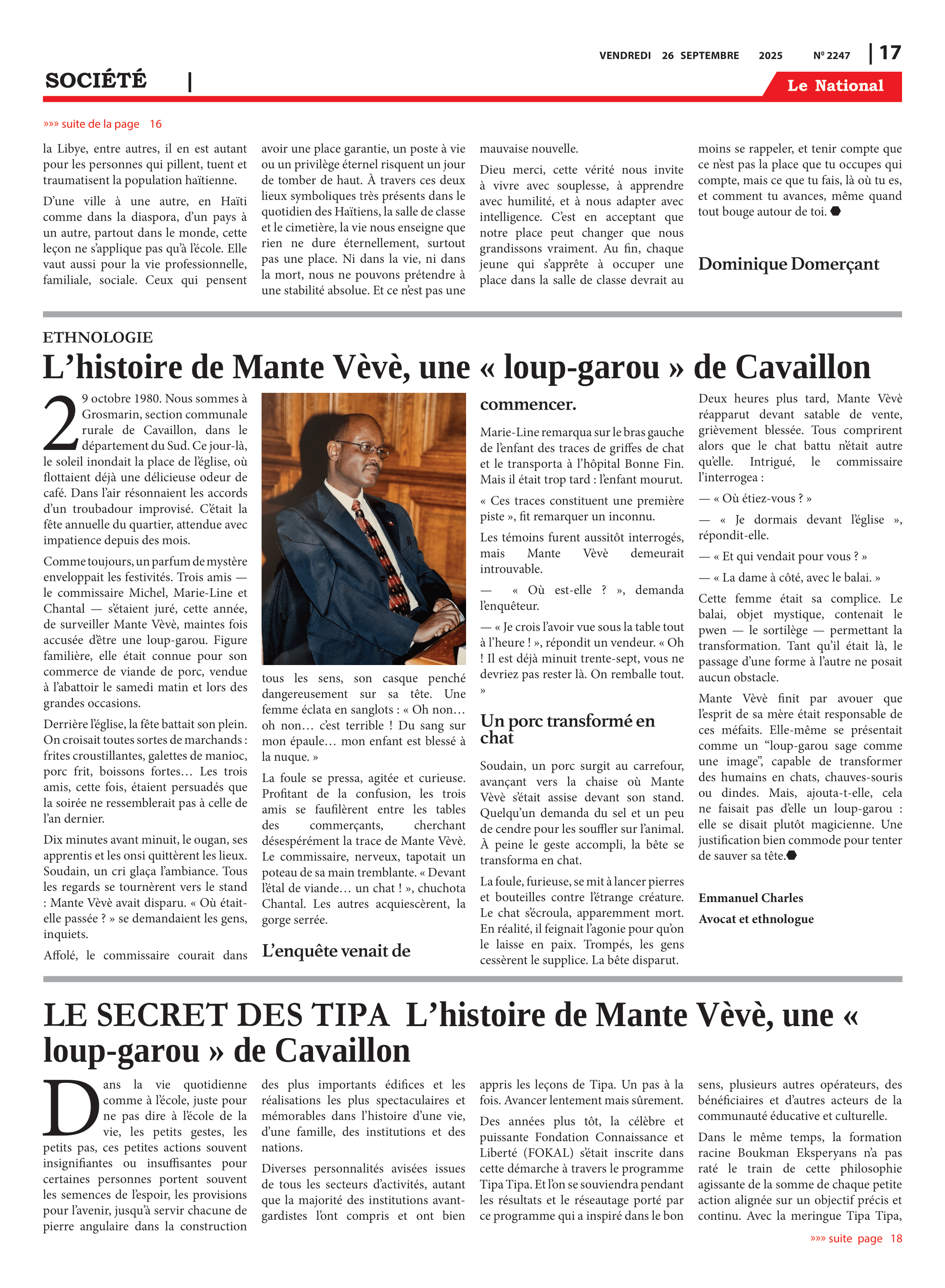 Page 17 de l'édition 2247