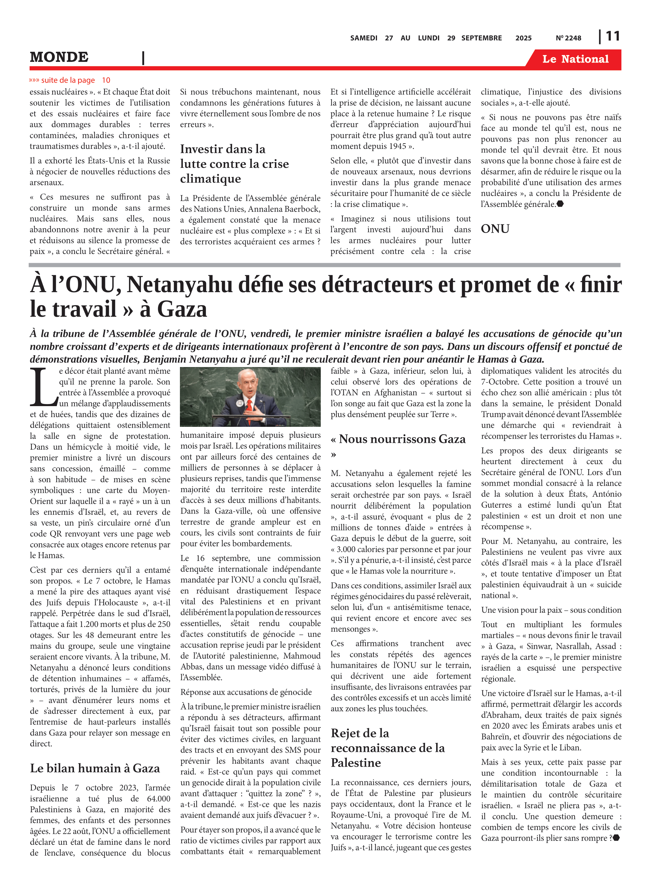 Page 11 de l'édition 2248