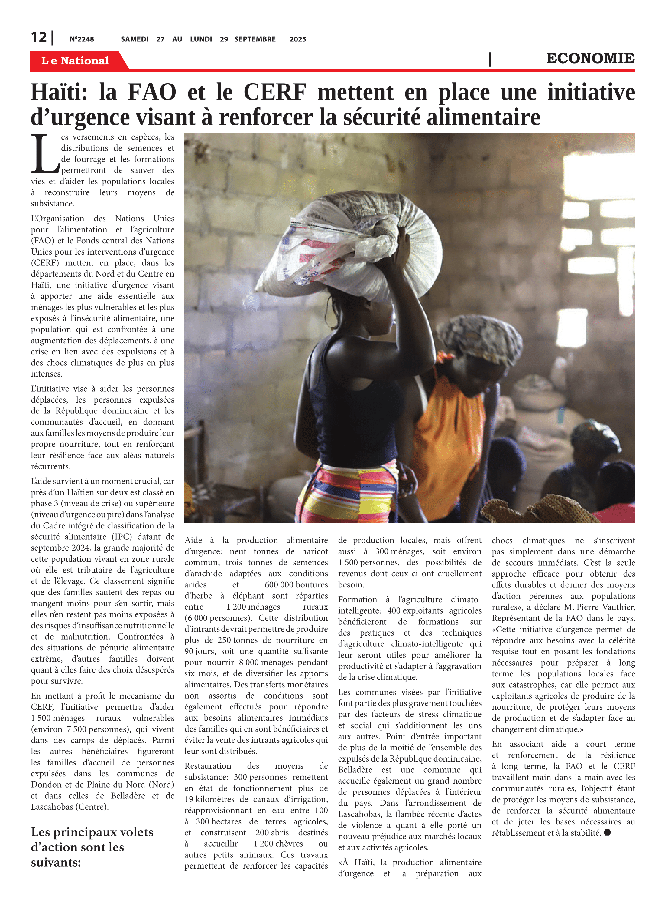 Page 12 de l'édition 2248