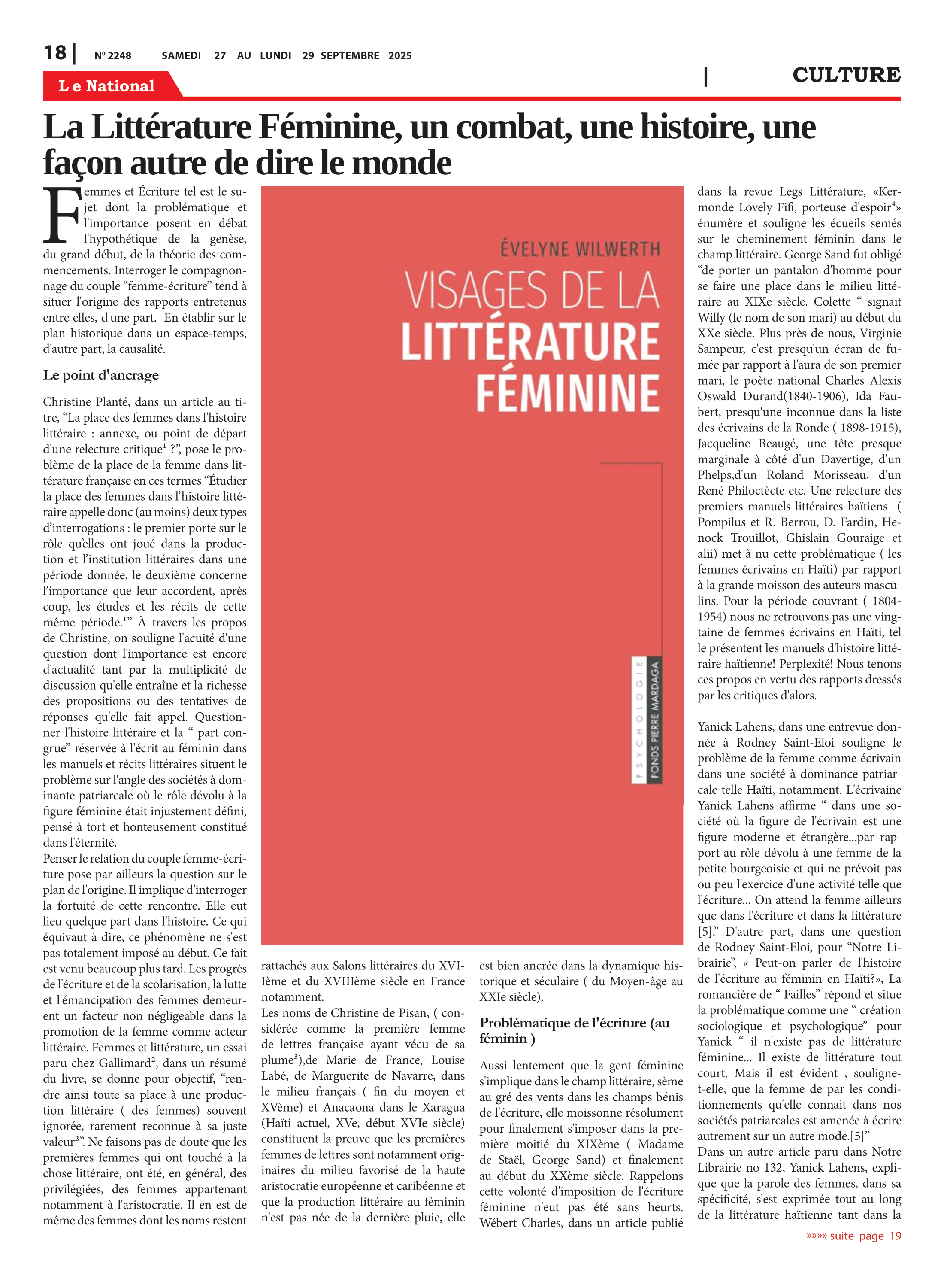 Page 18 de l'édition 2248