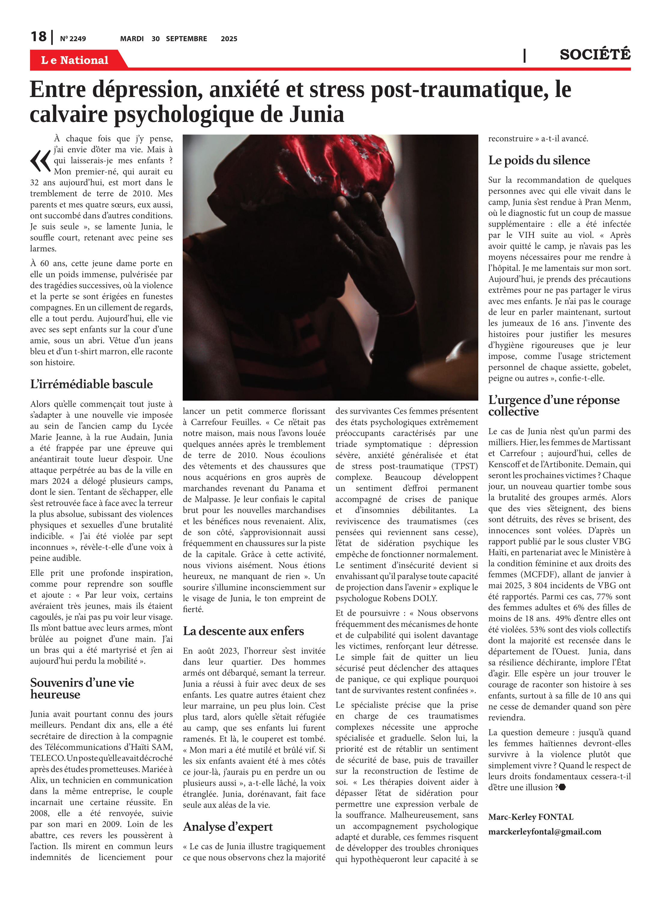 Page 18 de l'édition 2249