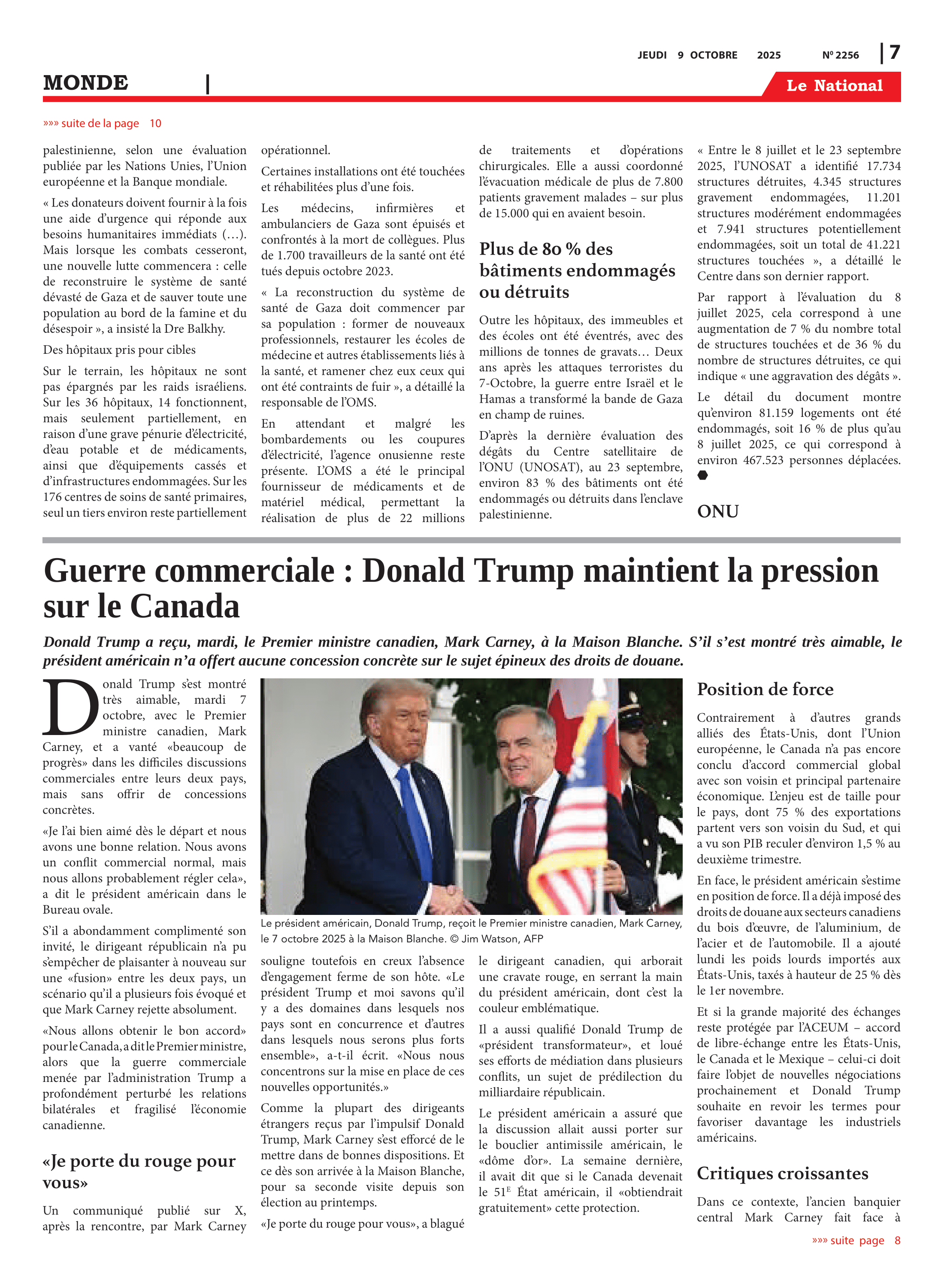 Page 7 de l'édition 2256