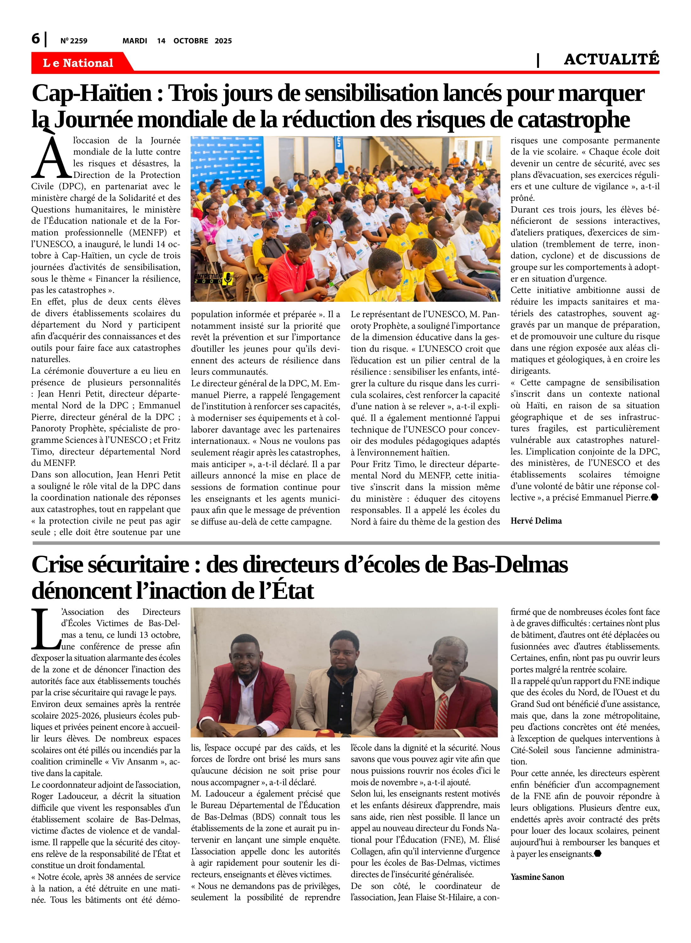 Page 6 de l'édition 2259