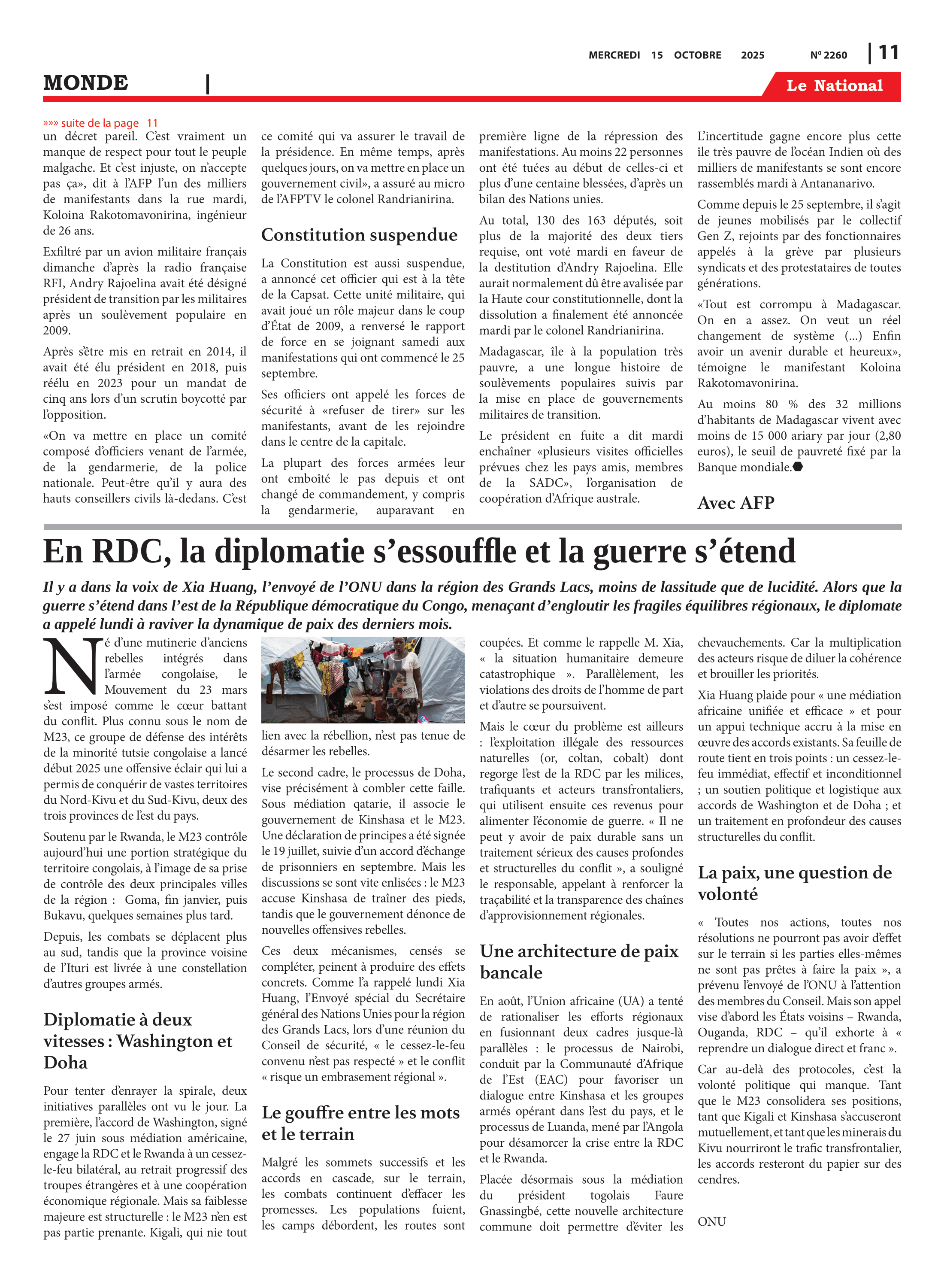 Page 11 de l'édition 2260