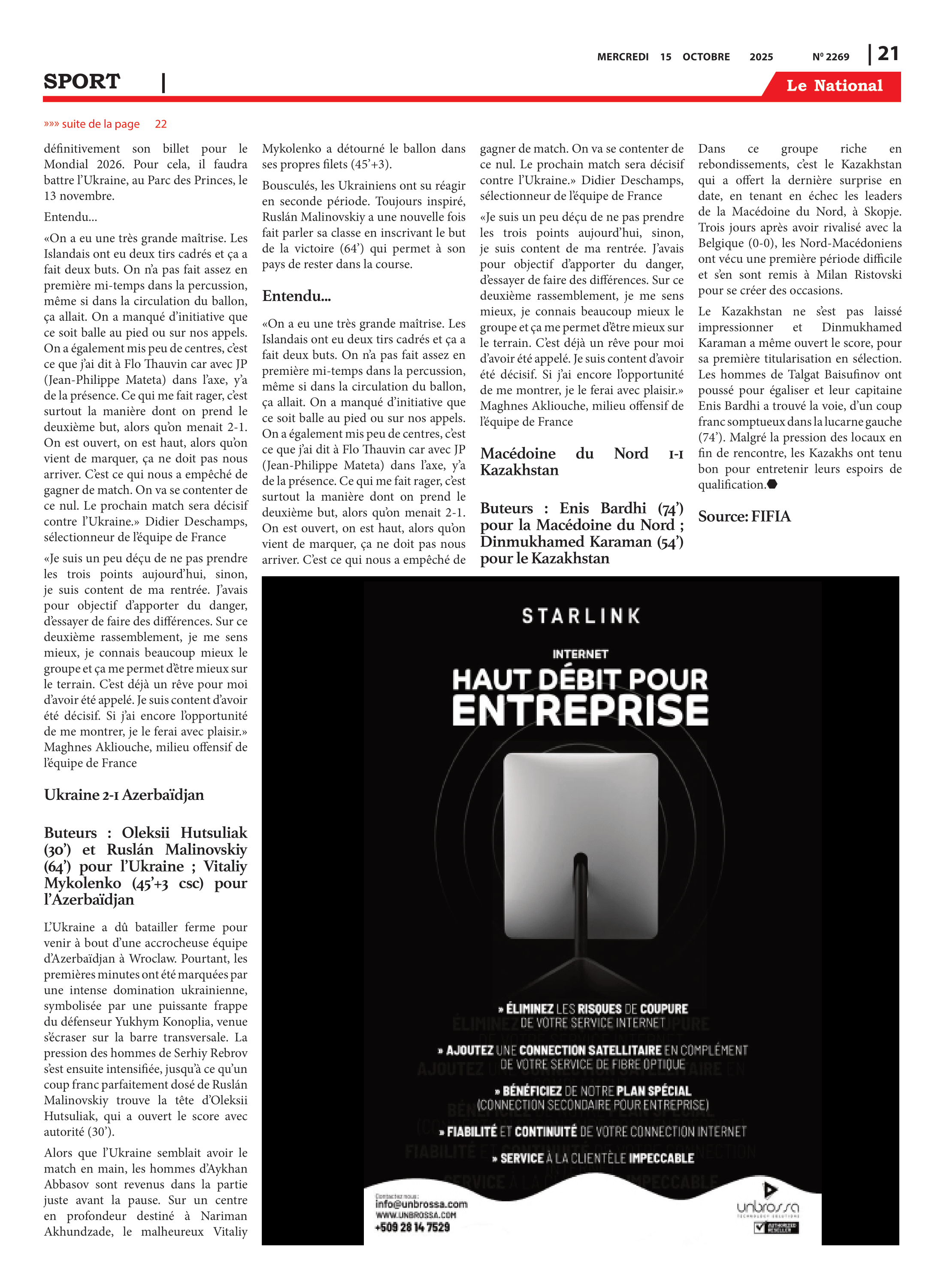 Page 21 de l'édition 2260