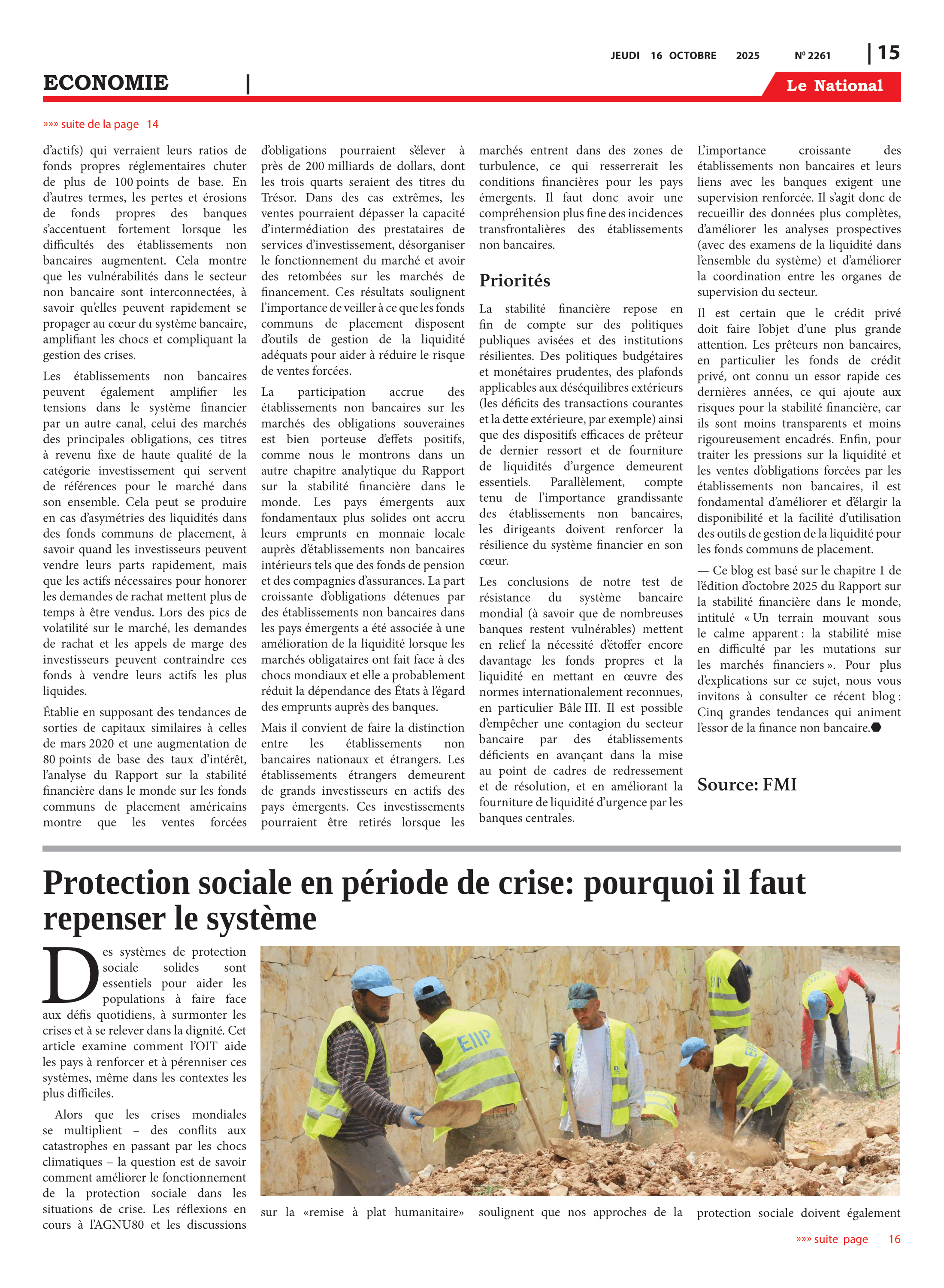 Page 15 de l'édition 2261