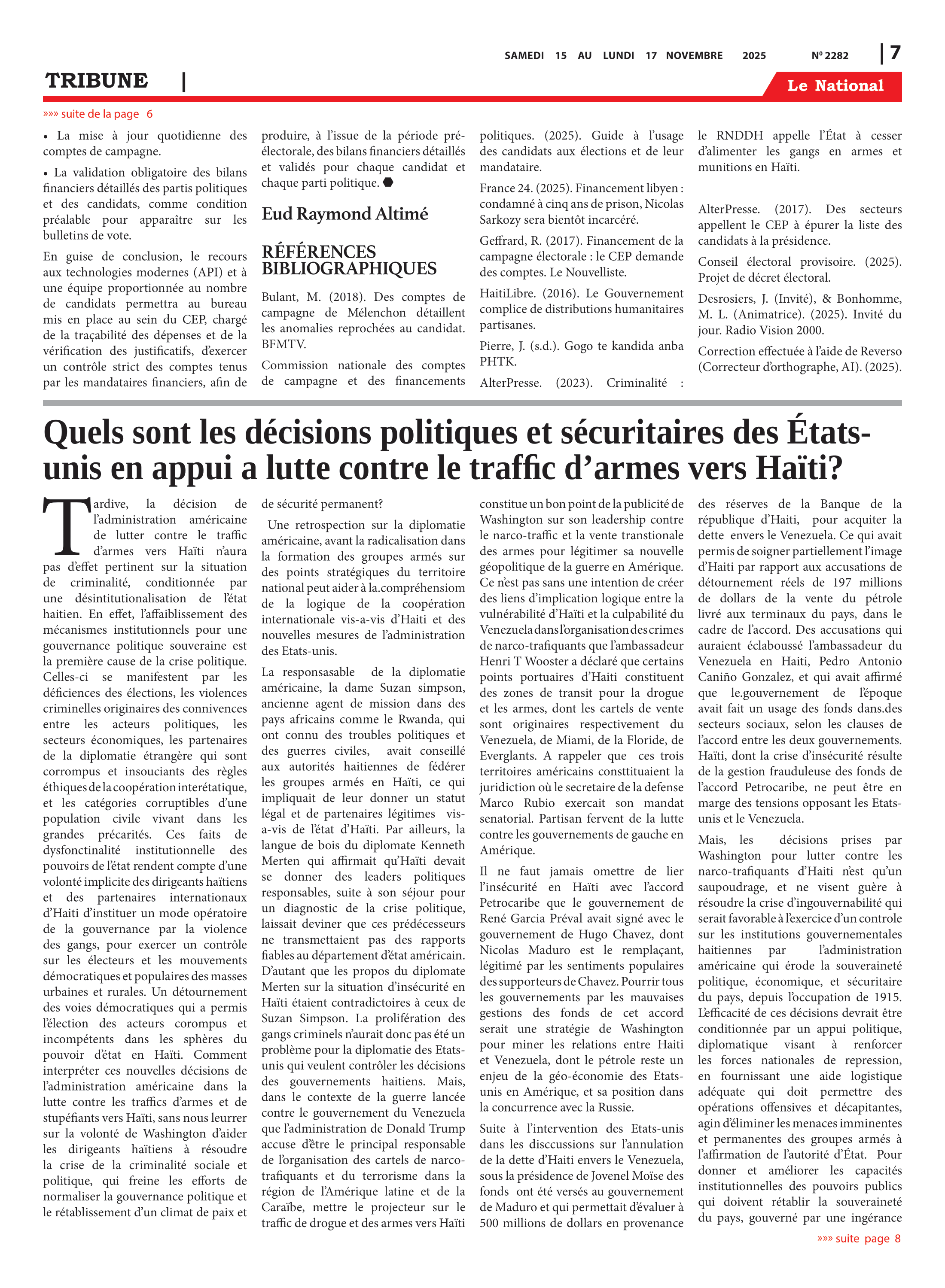 Page 7 de l'édition 2282