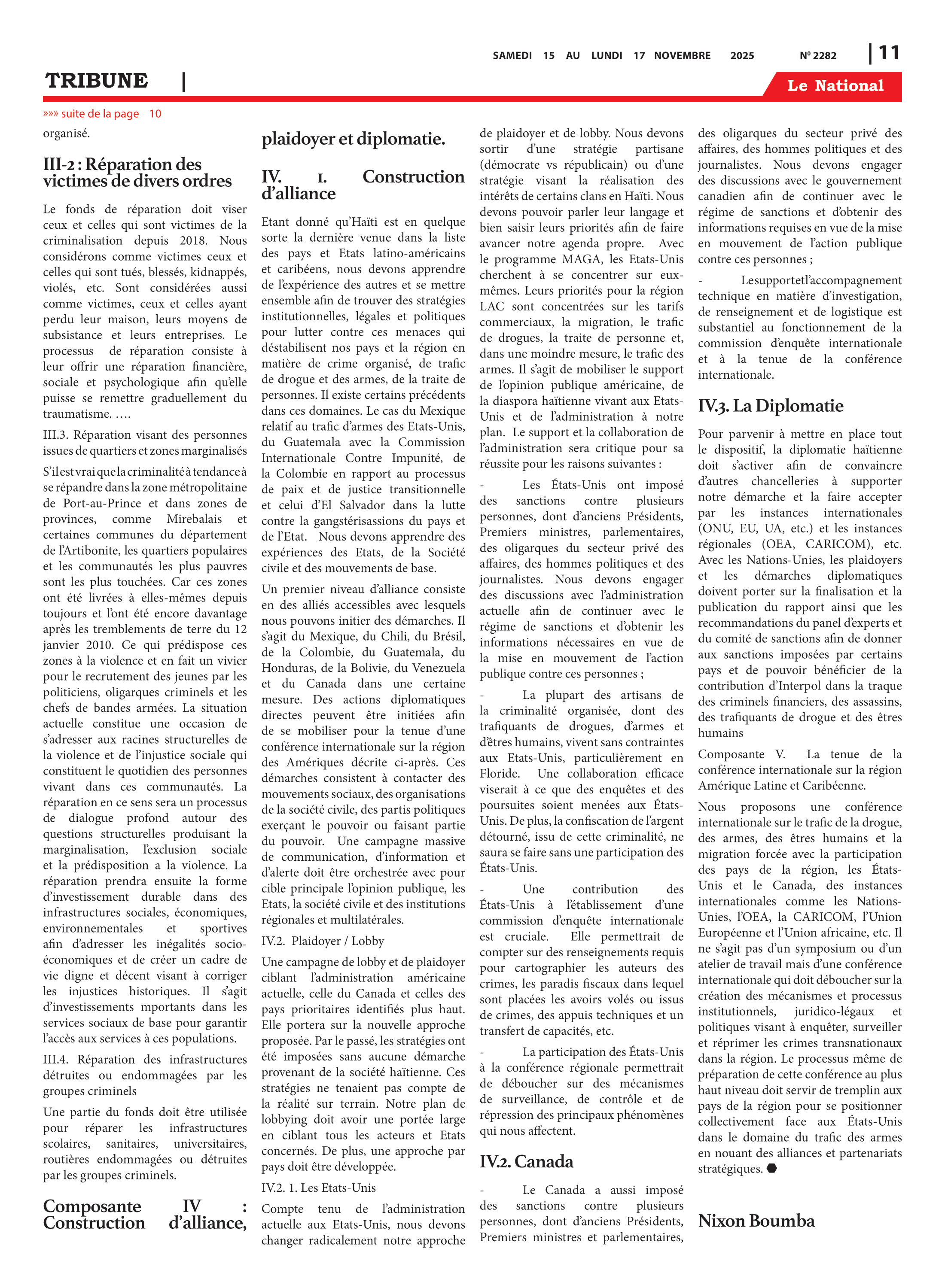Page 11 de l'édition 2282