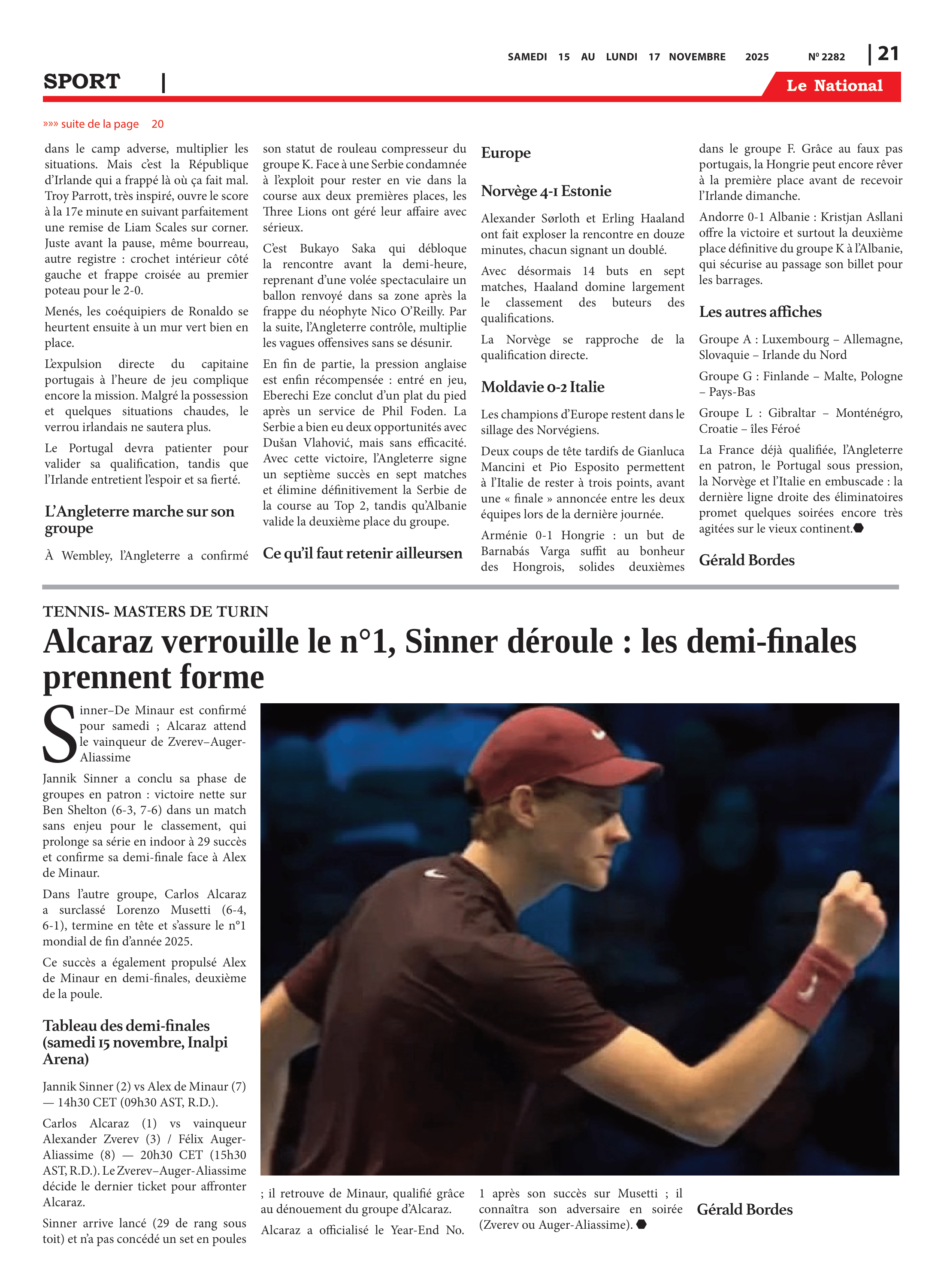 Page 21 de l'édition 2282