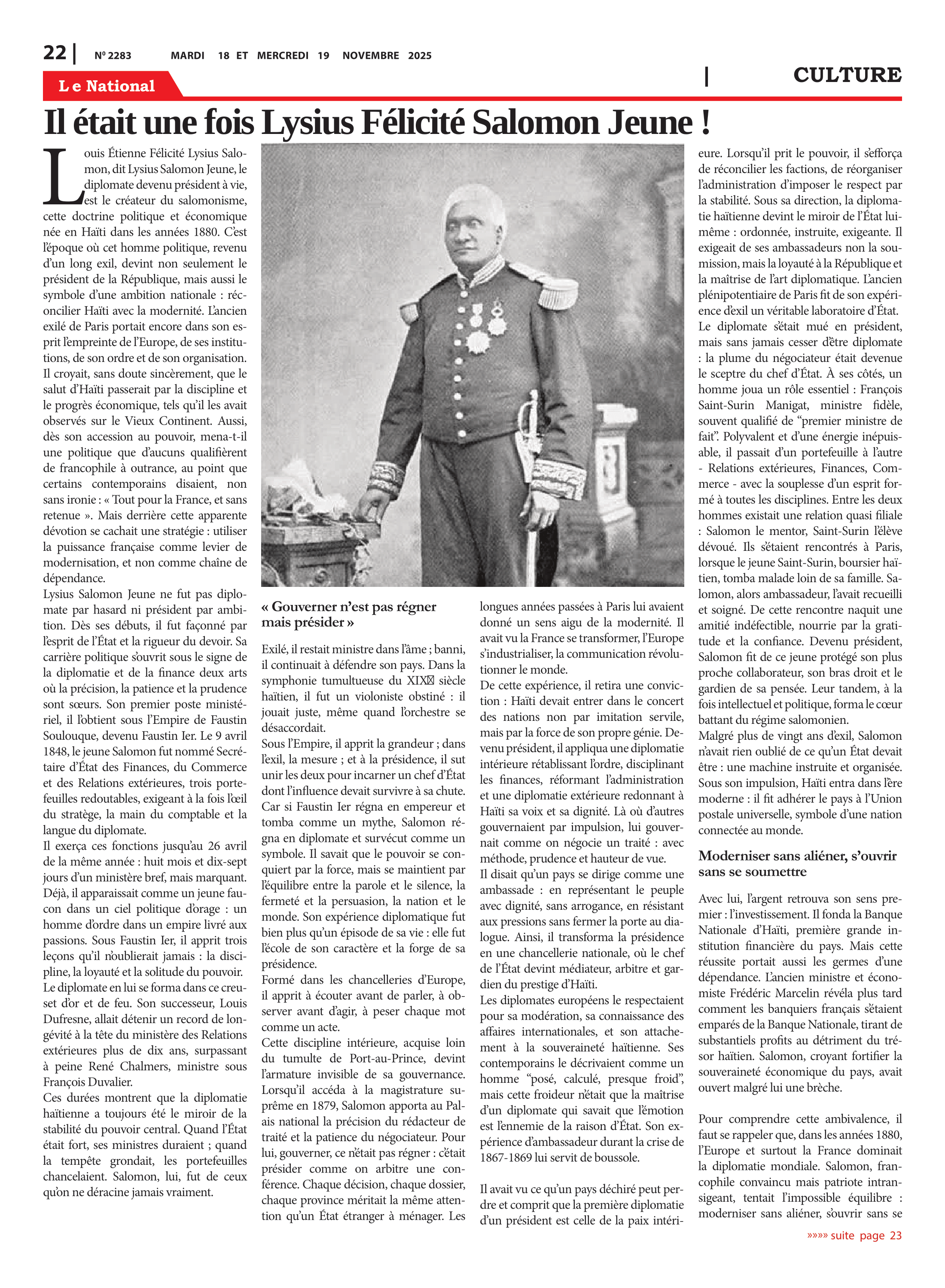 Page 22 de l'édition 2283