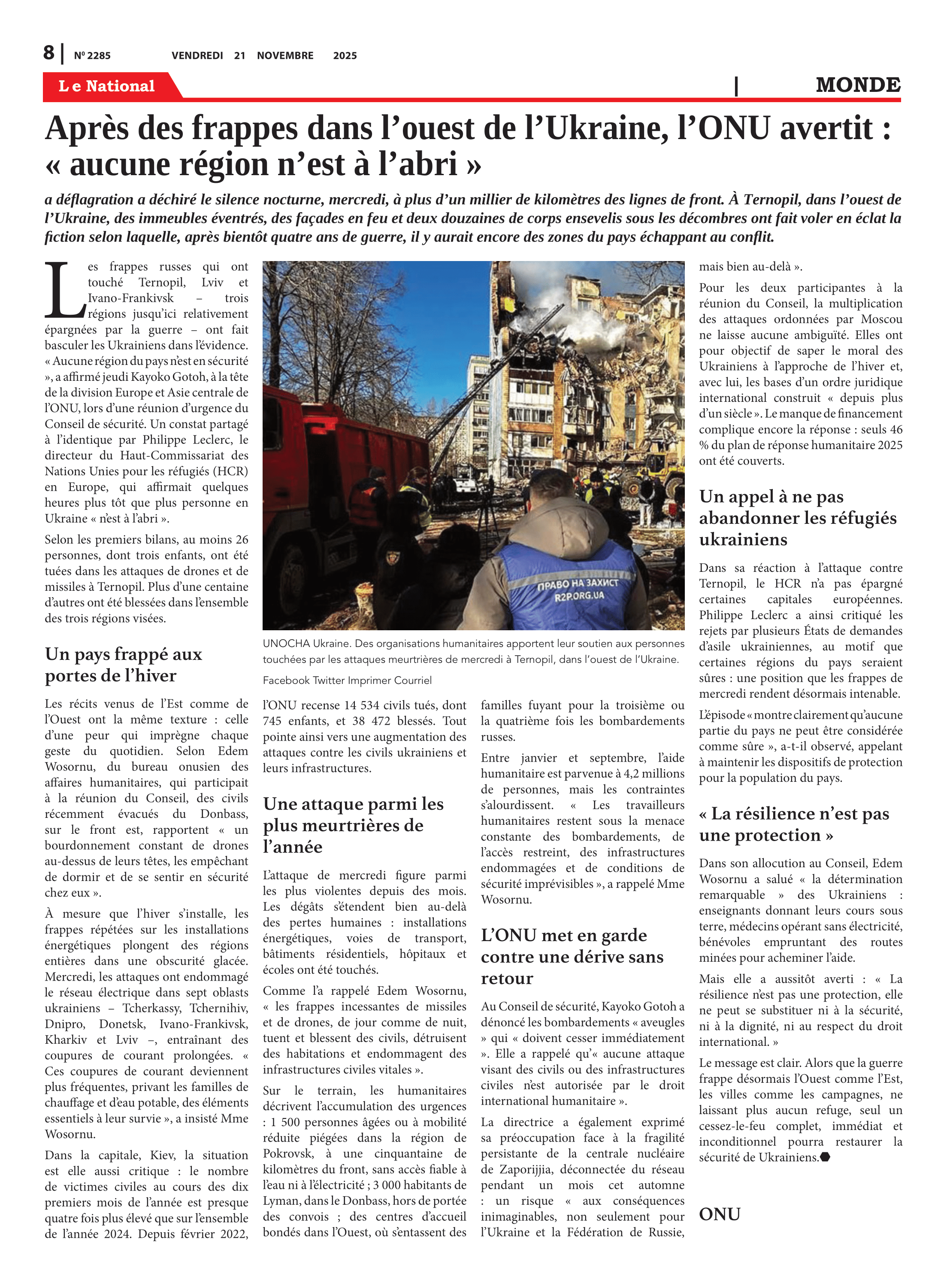 Page 8 de l'édition 2285