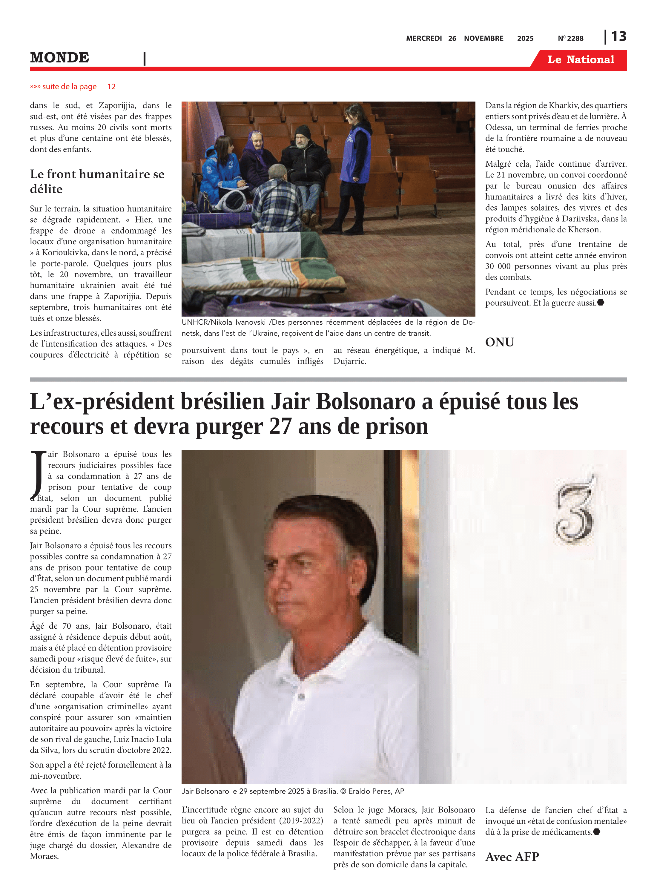 Page 13 de l'édition 2288