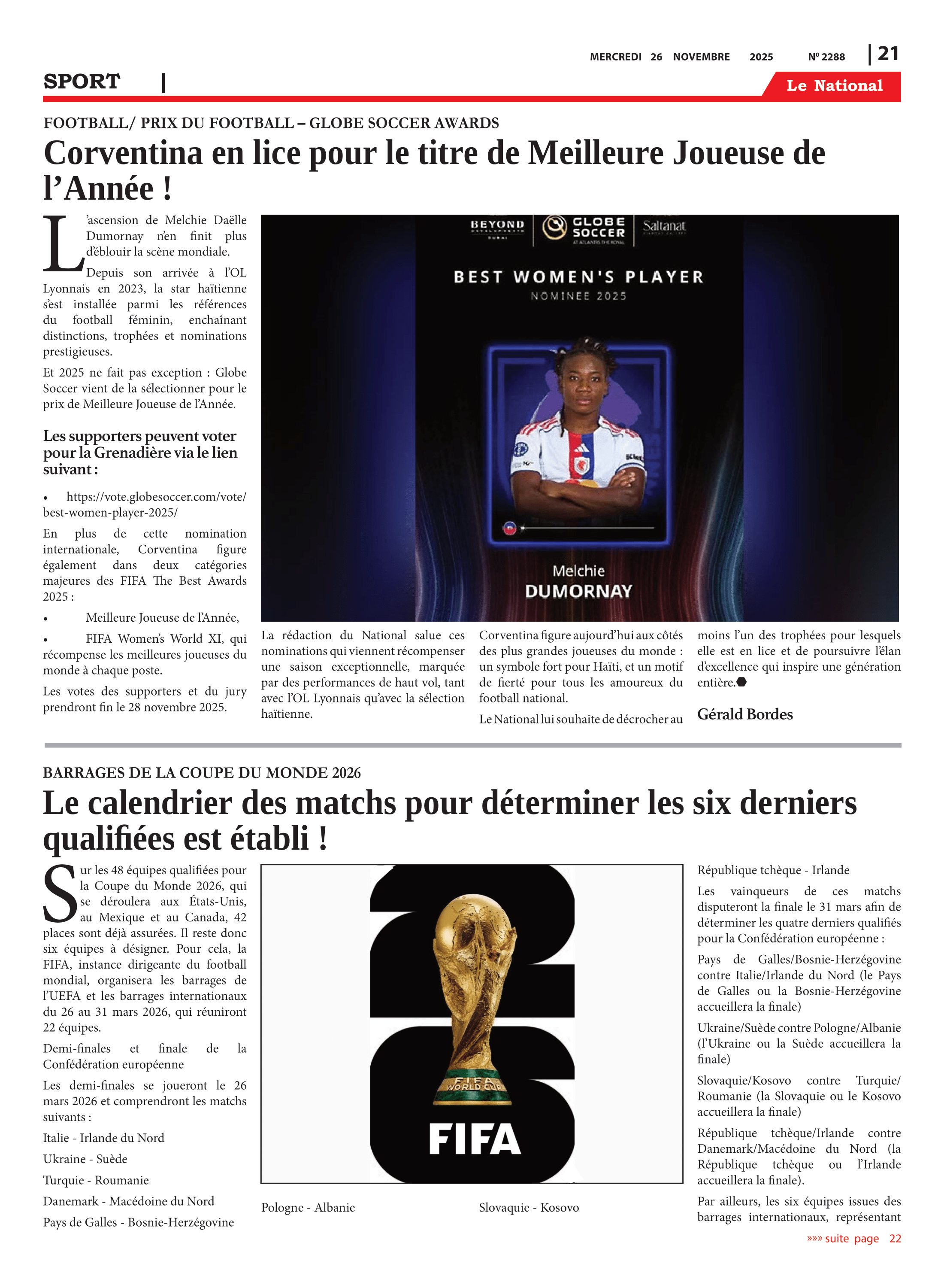 Page 21 de l'édition 2288