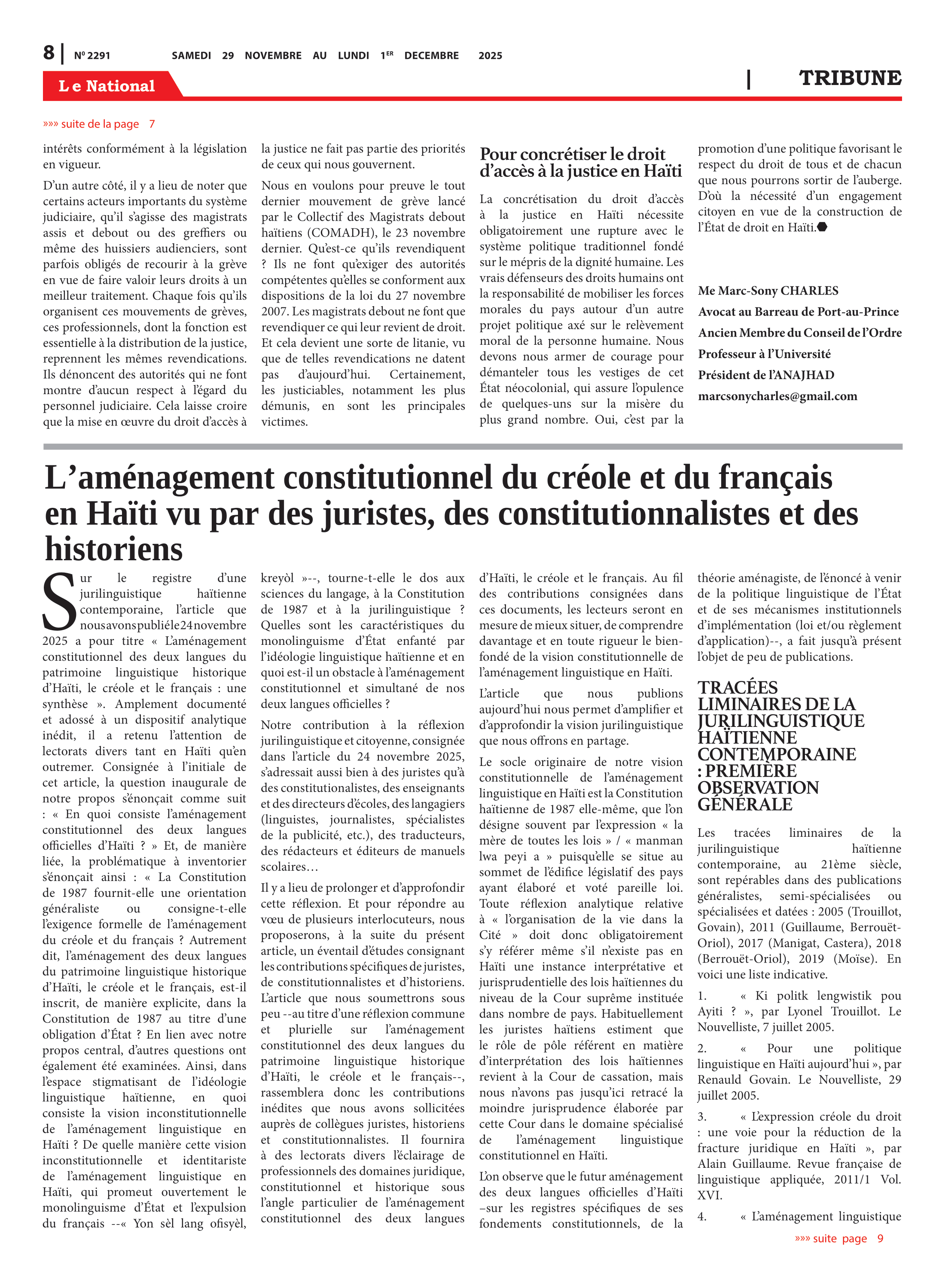 Page 8 de l'édition 2291