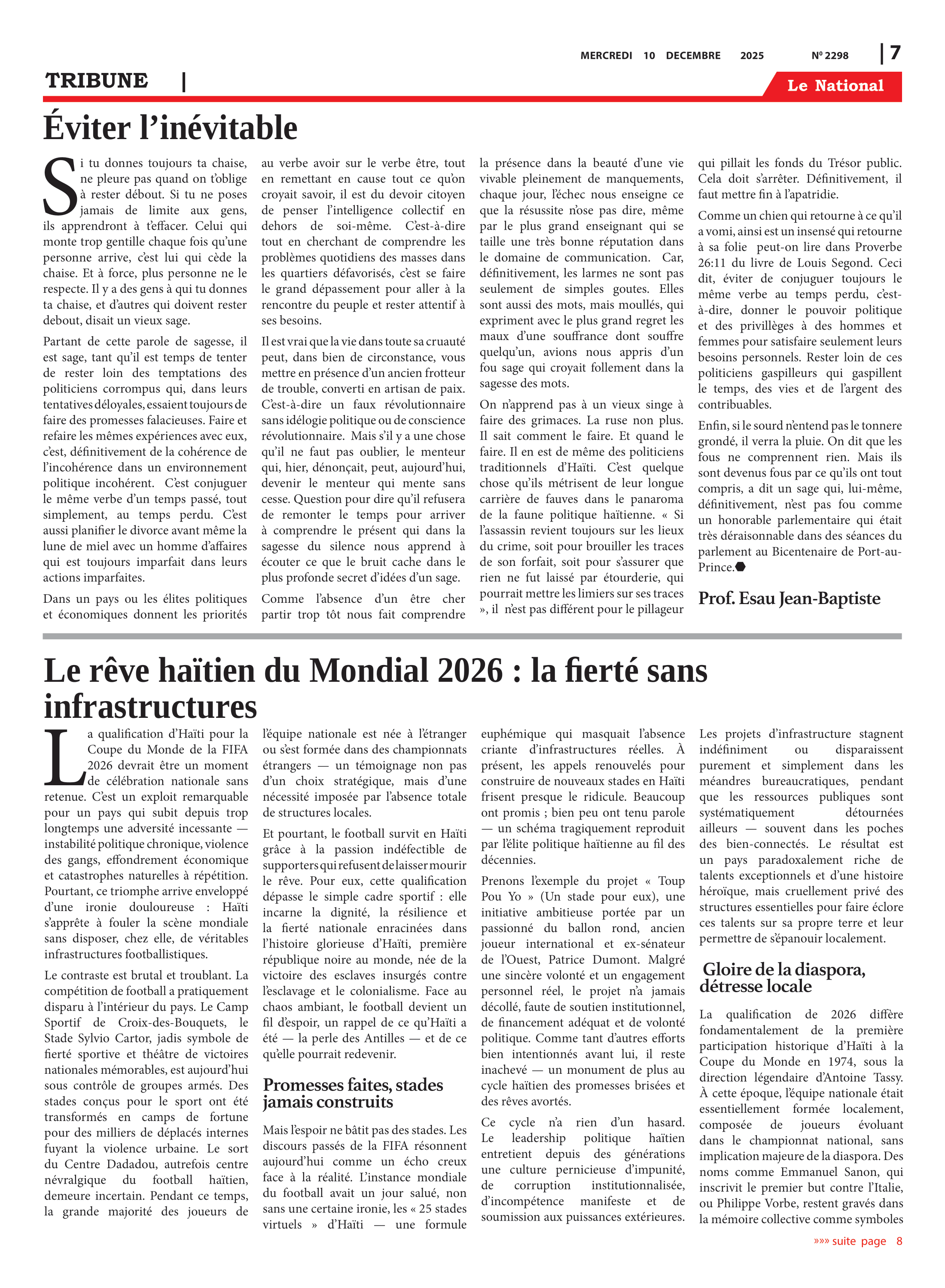 Page 7 de l'édition 2298
