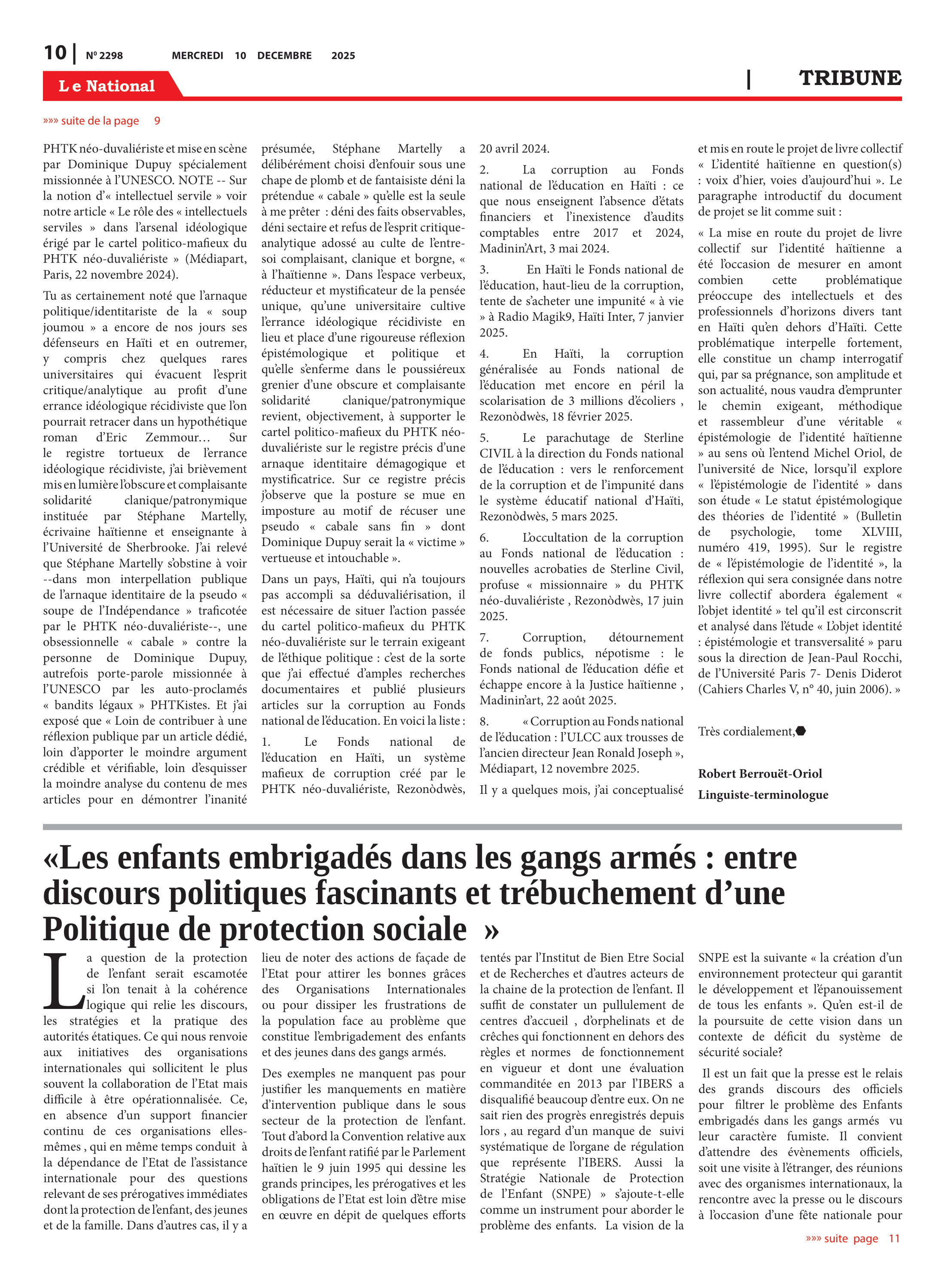 Page 10 de l'édition 2298