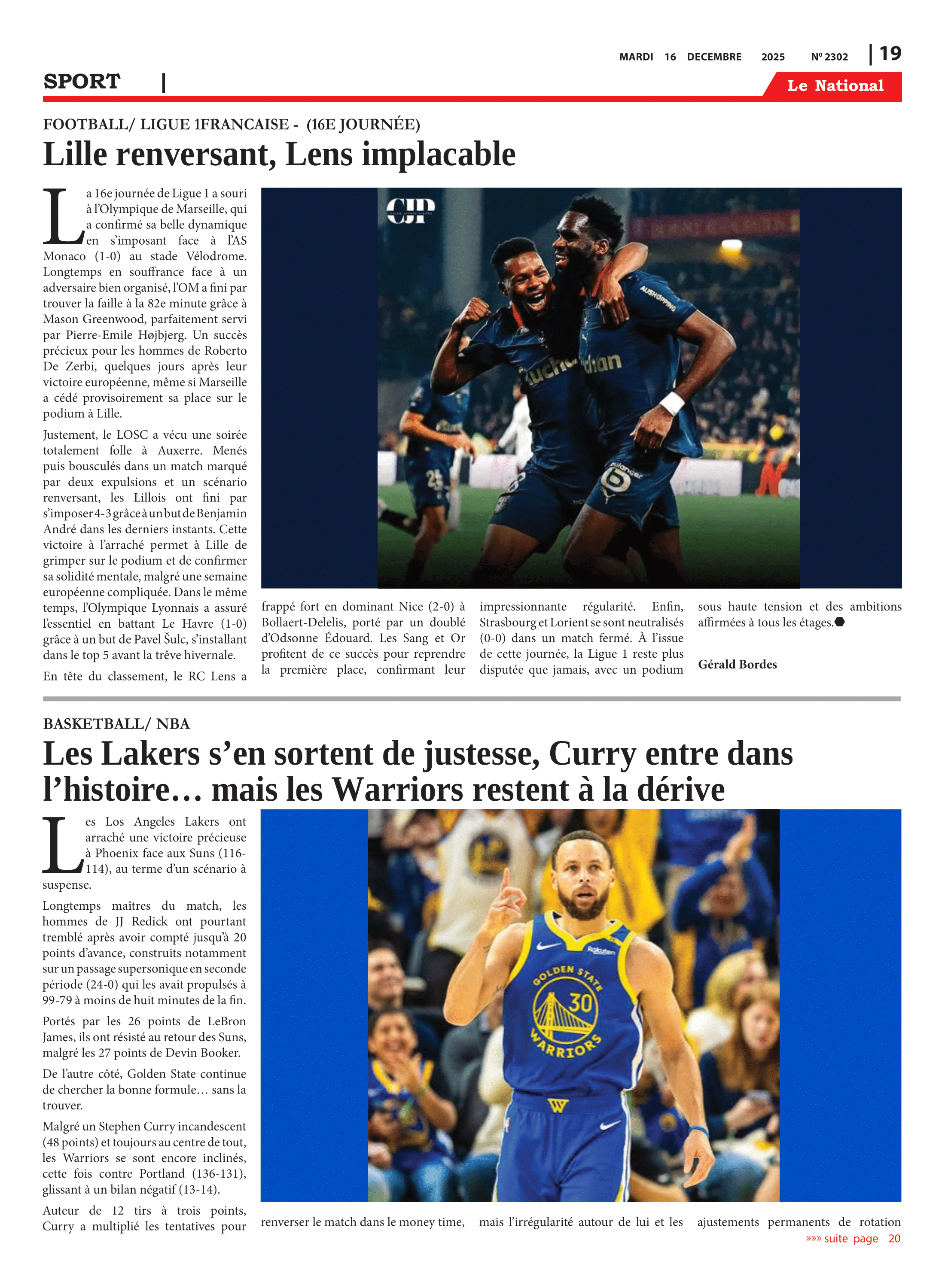 Page 20 de l'édition 2302