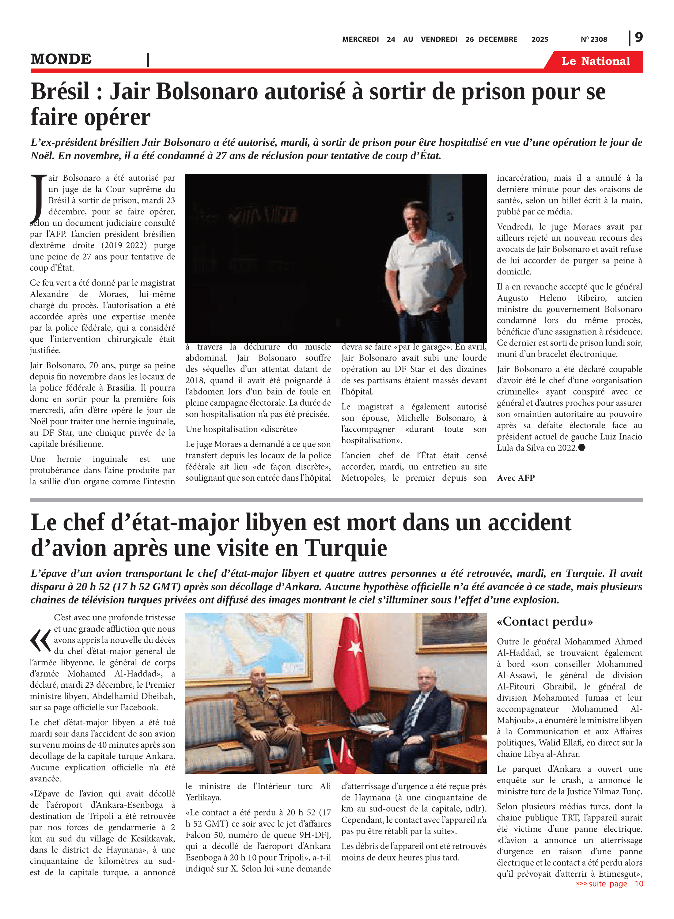 Page 9 de l'édition 2308