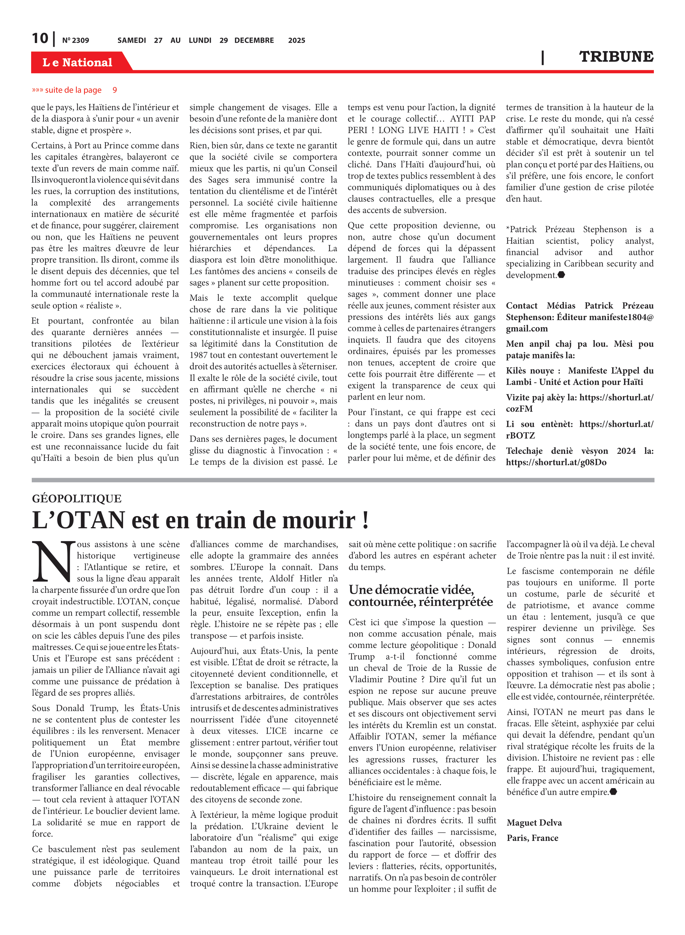 Page 10 de l'édition 2309