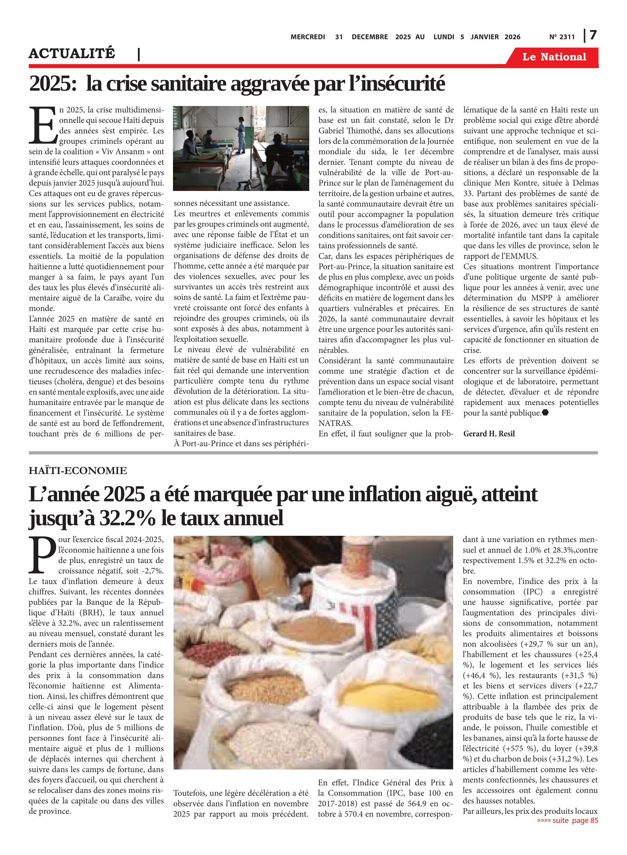 Page 7 de l'édition 2311