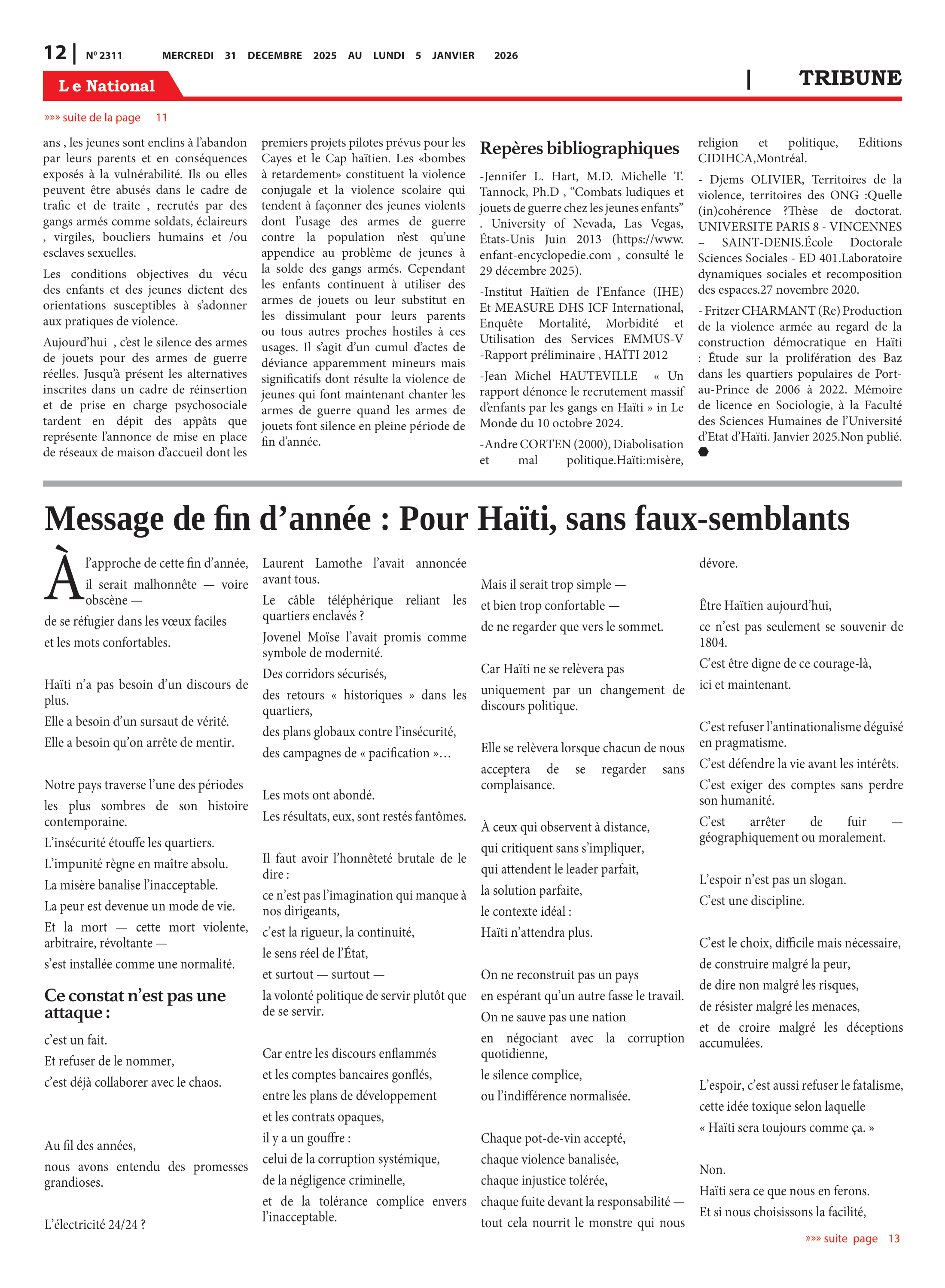 Page 12 de l'édition 2311