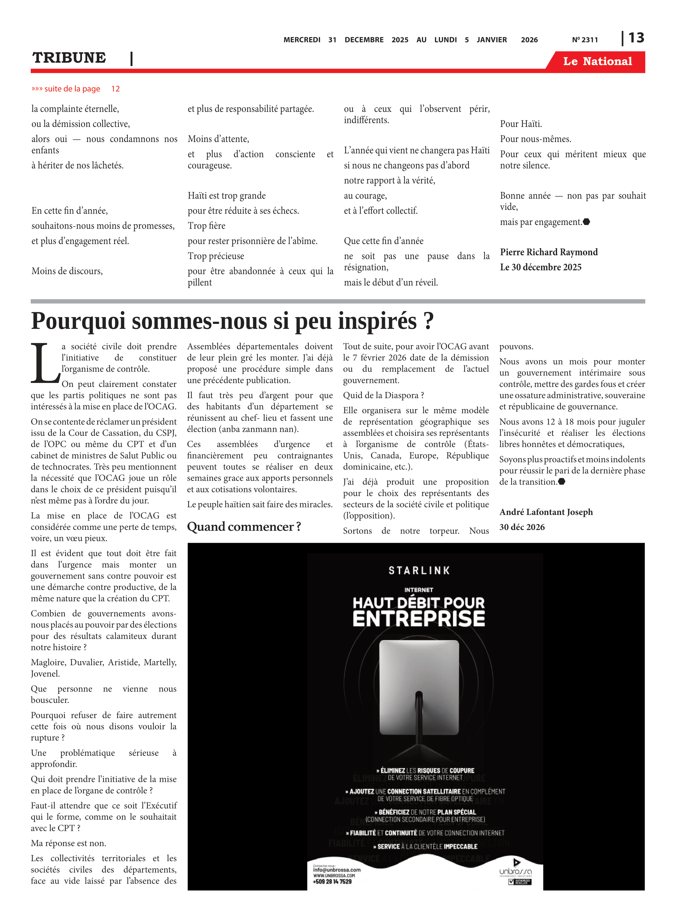 Page 13 de l'édition 2311