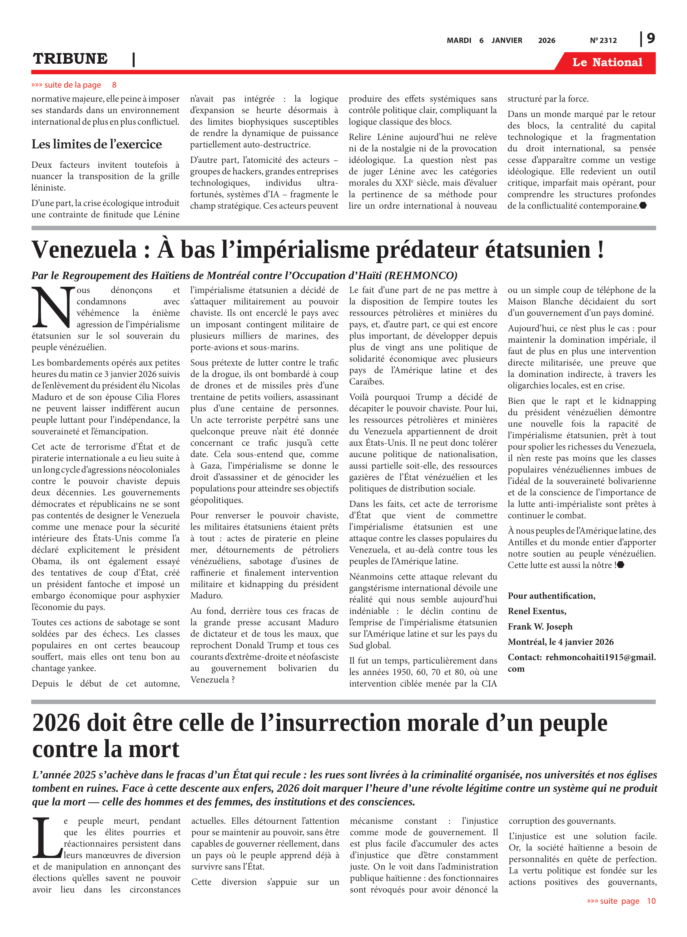 Page 9 de l'édition 2312