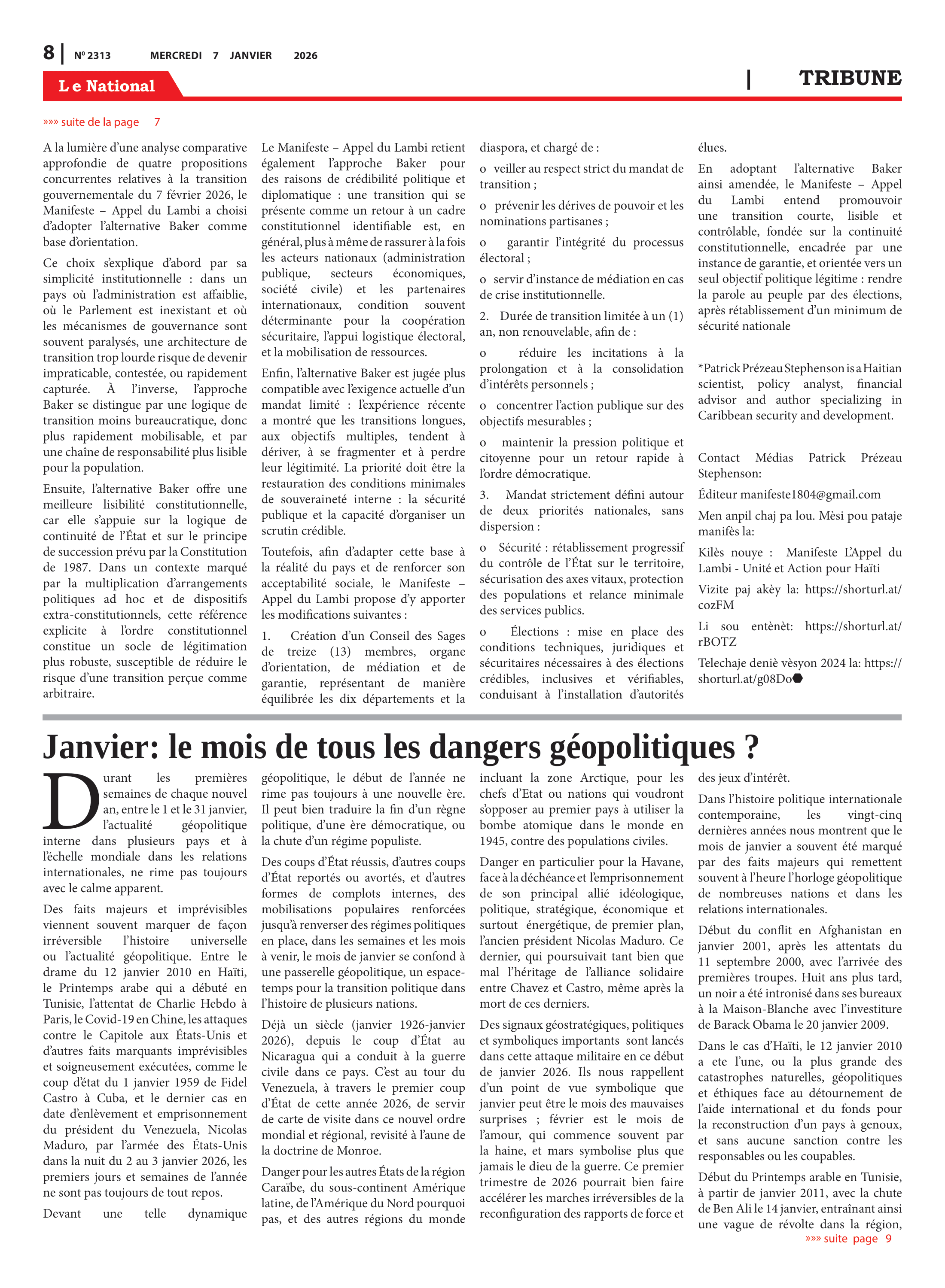 Page 8 de l'édition 2313