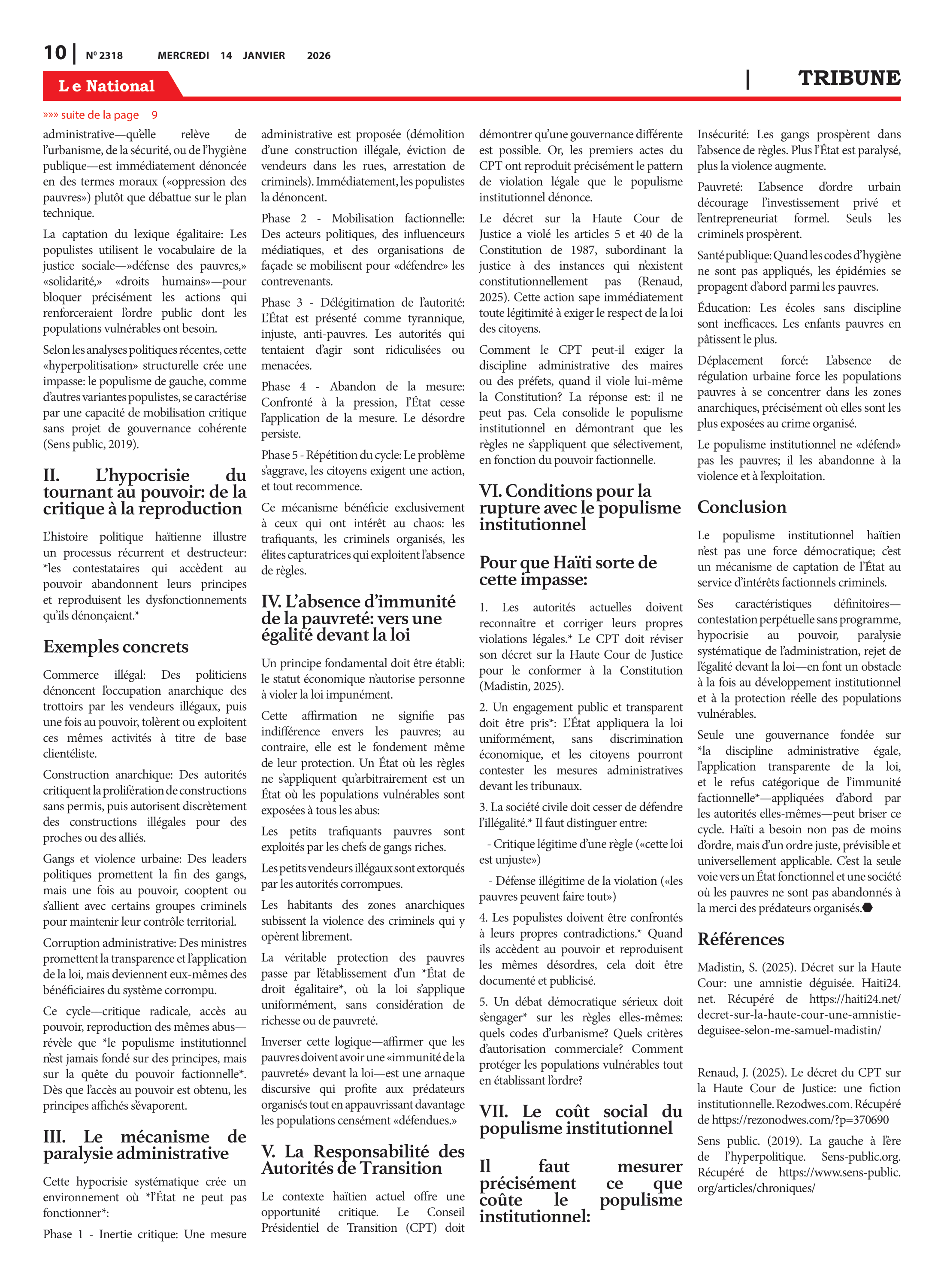 Page 10 de l'édition 2318