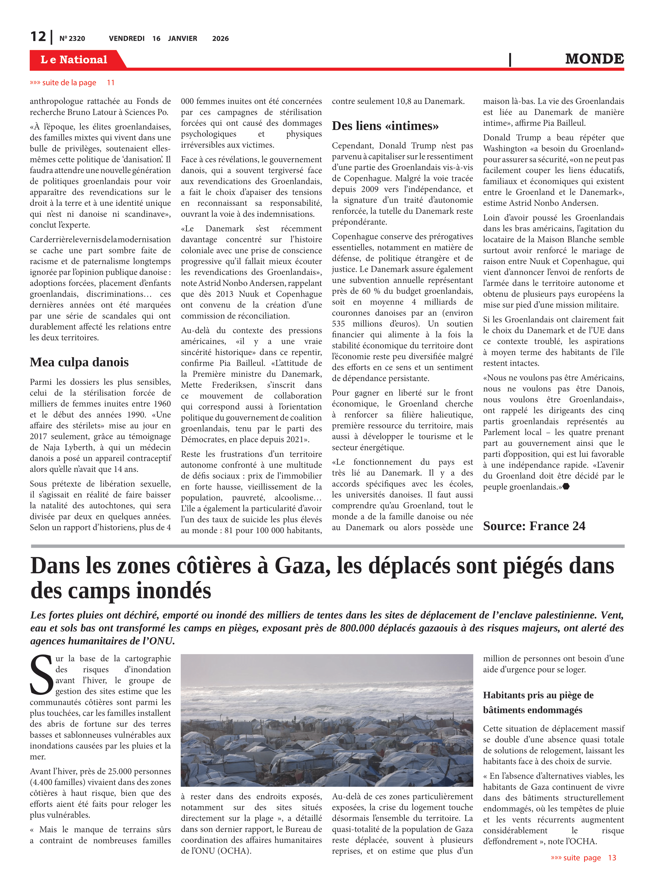 Page 12 de l'édition 2320