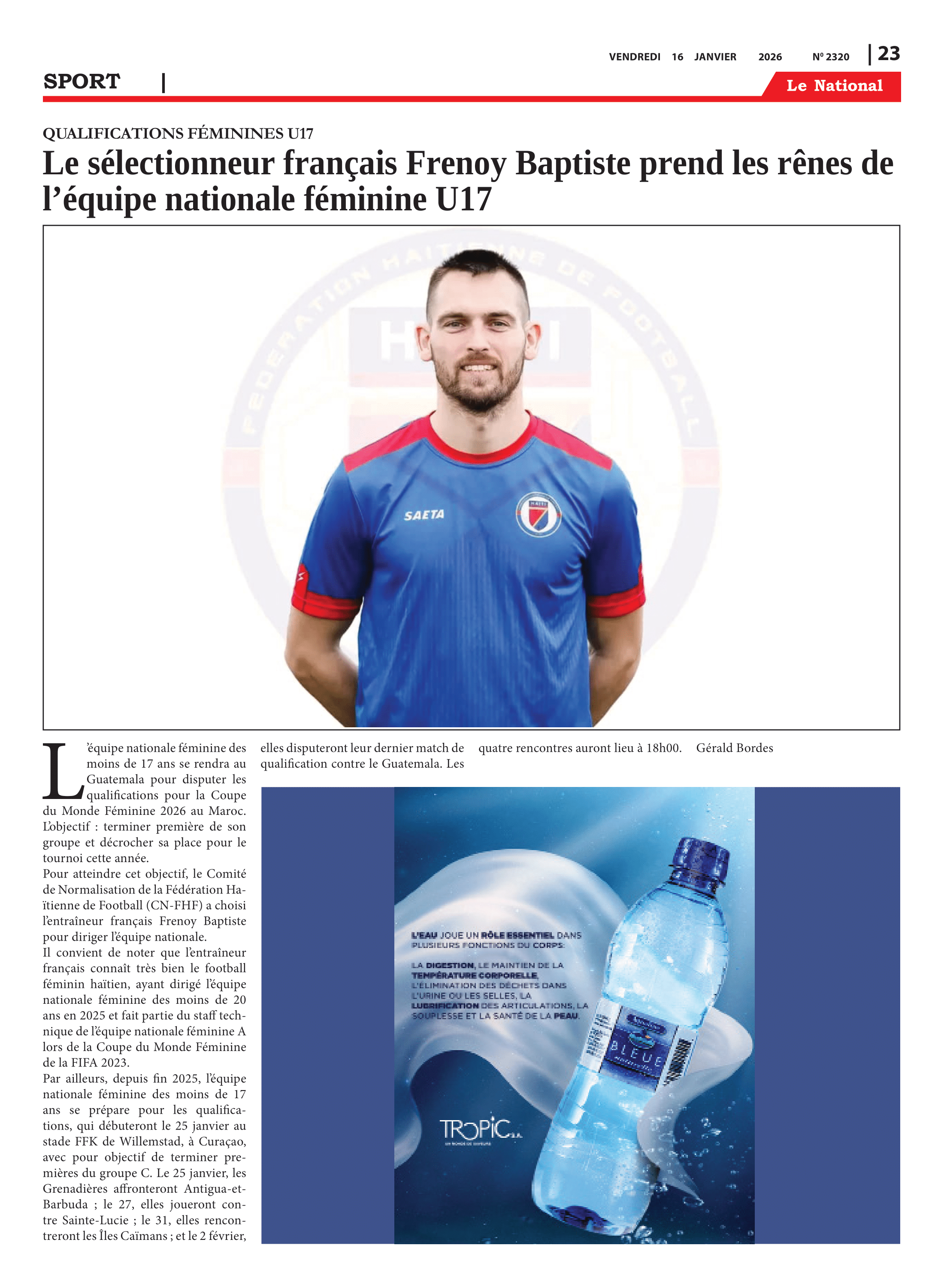 Page 23 de l'édition 2320