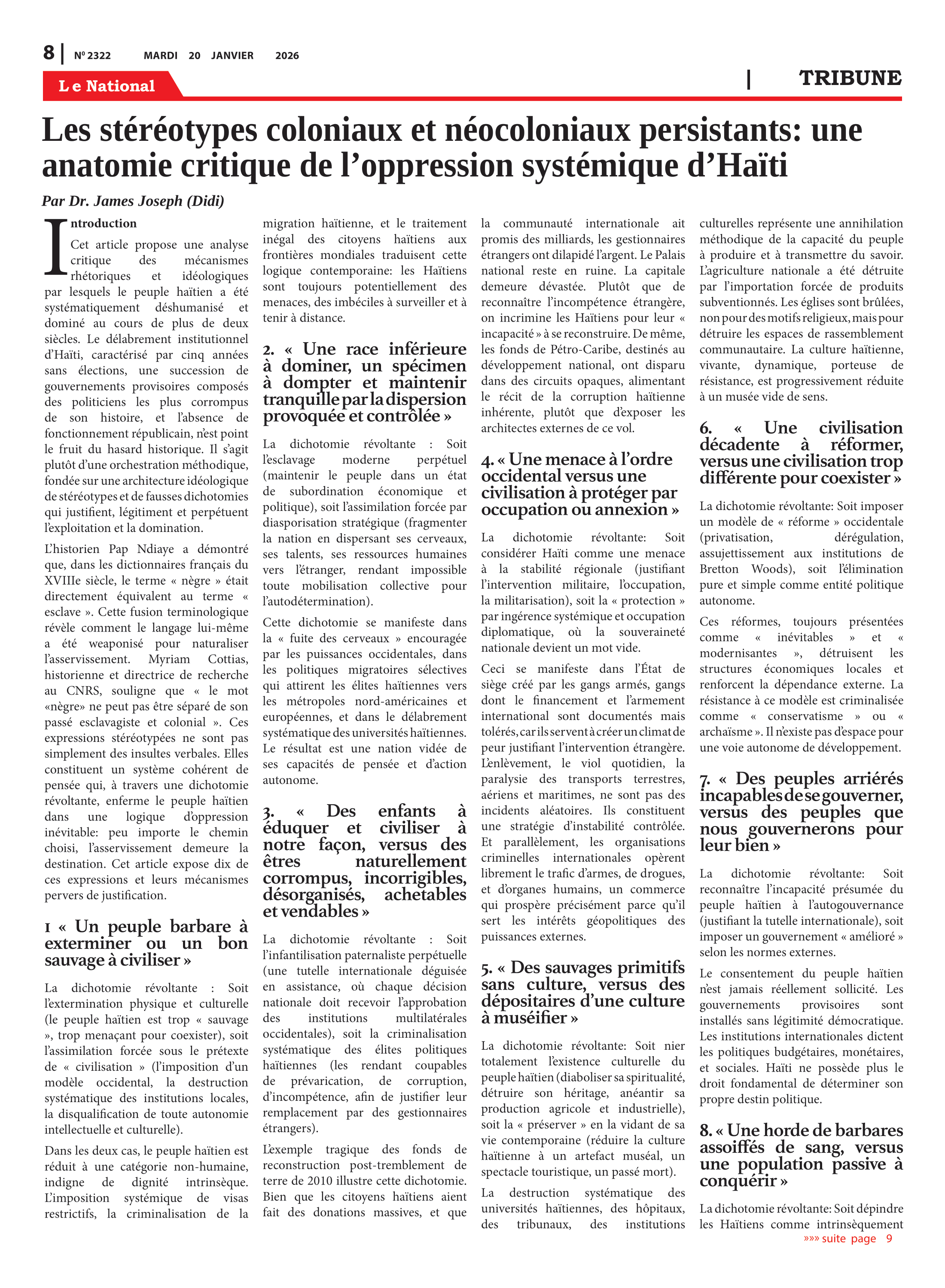 Page 8 de l'édition 2322