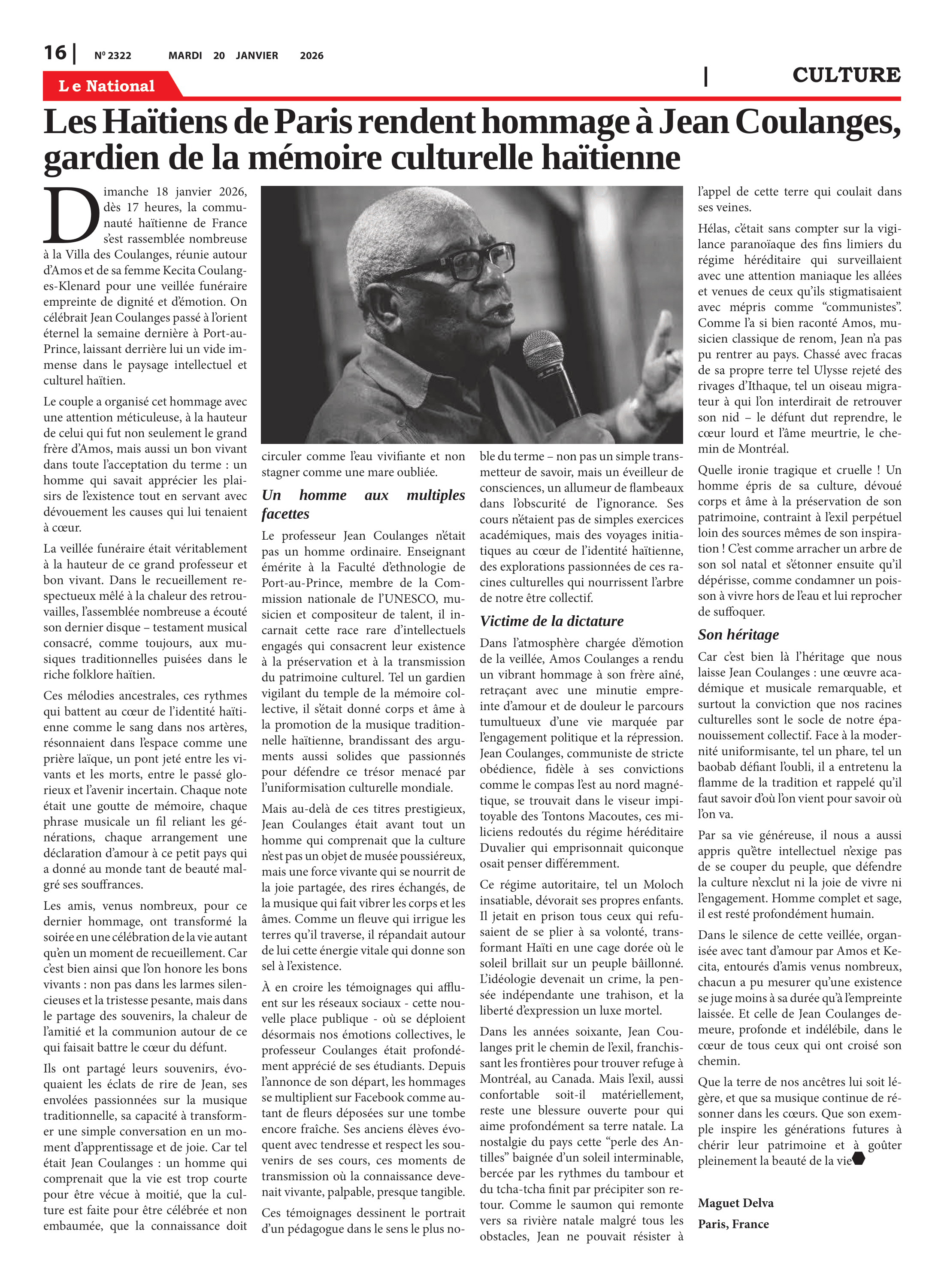 Page 16 de l'édition 2322
