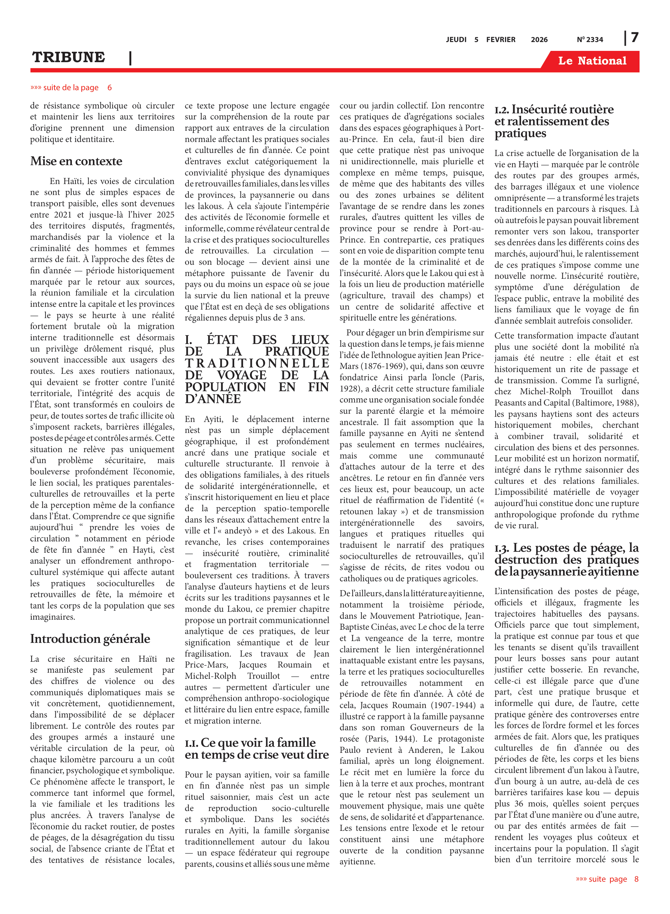 Page 7 de l'édition 2334