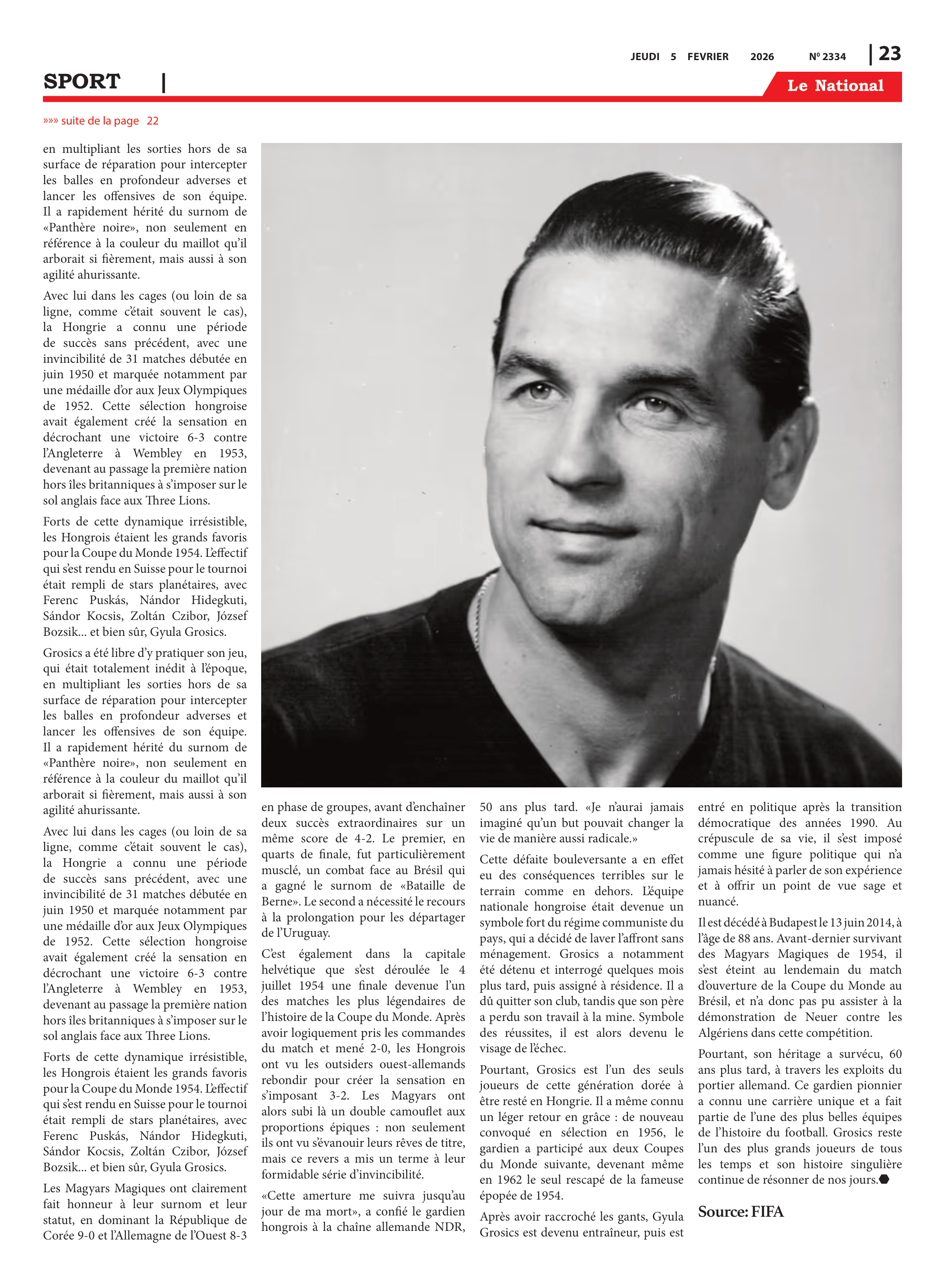 Page 23 de l'édition 2334