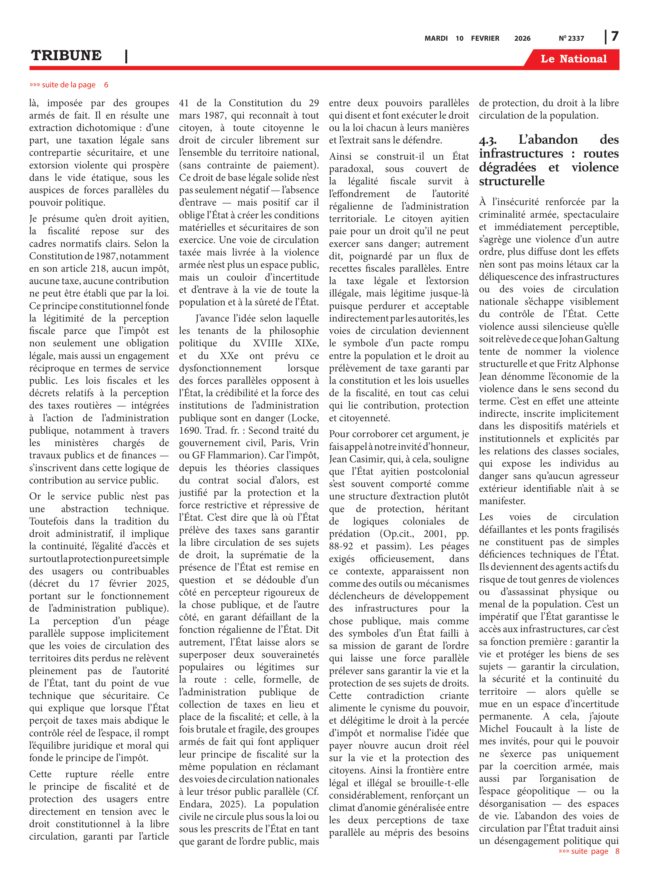 Page 7 de l'édition 2337