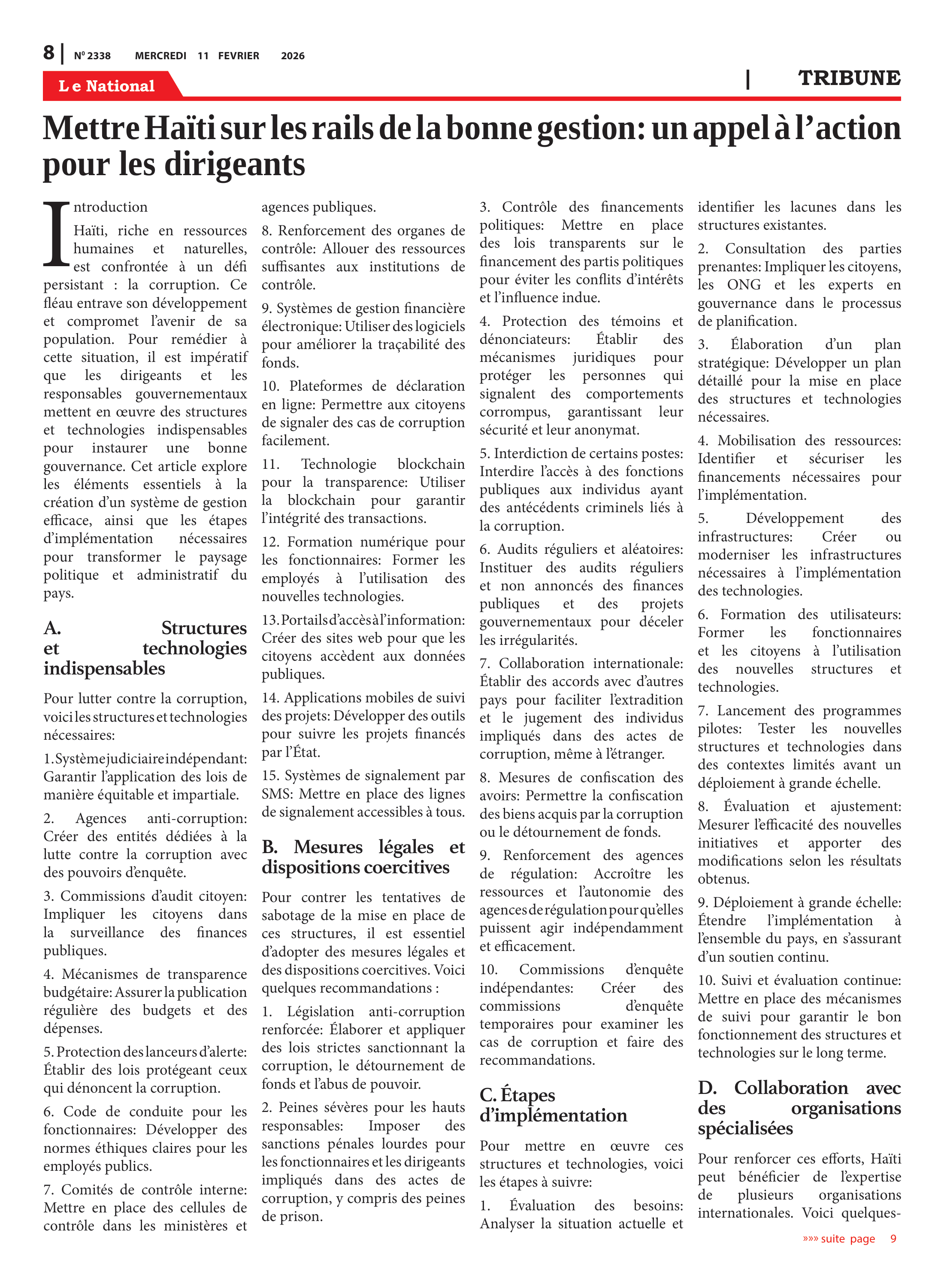 Page 8 de l'édition 2338