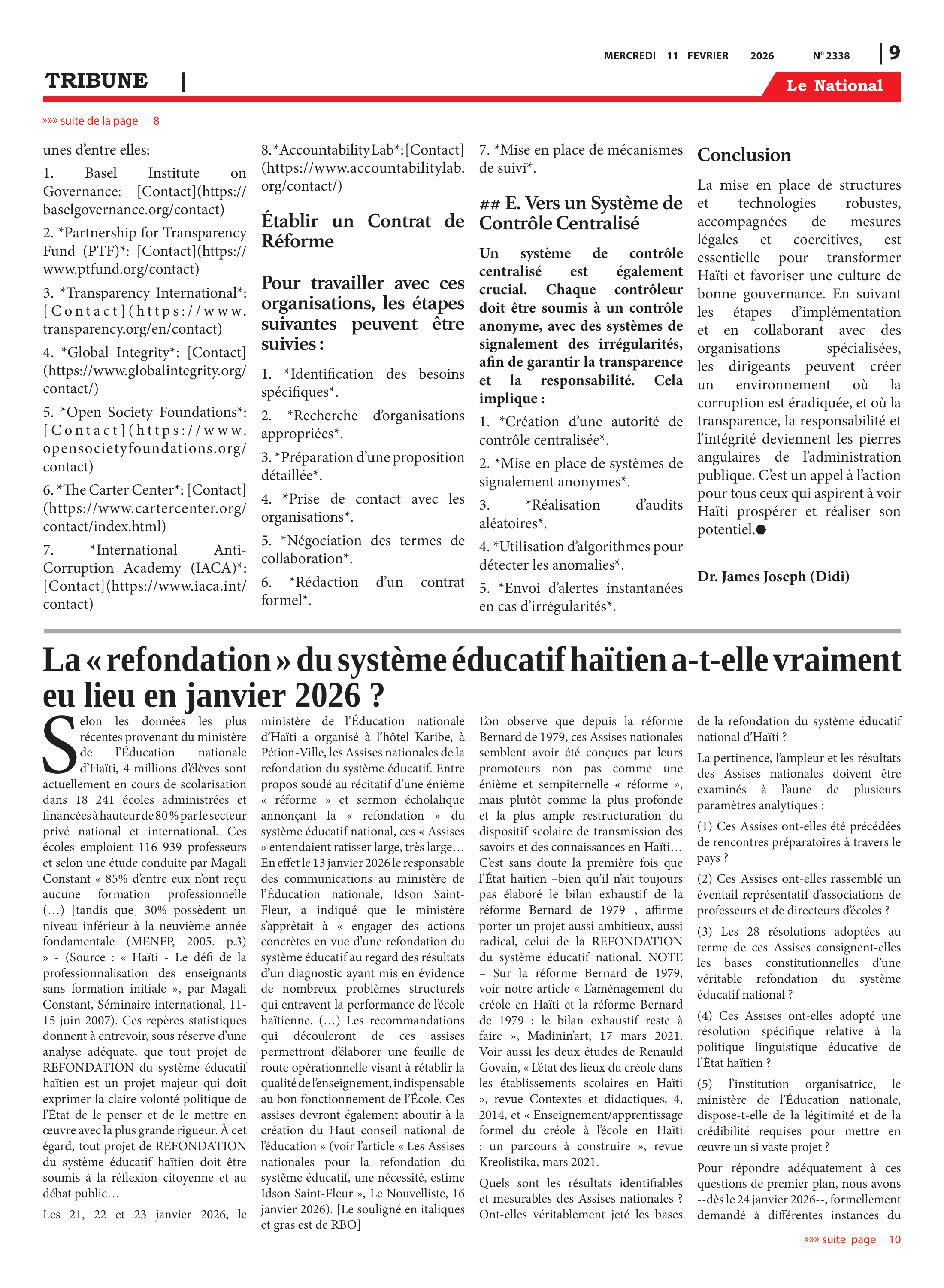 Page 9 de l'édition 2338