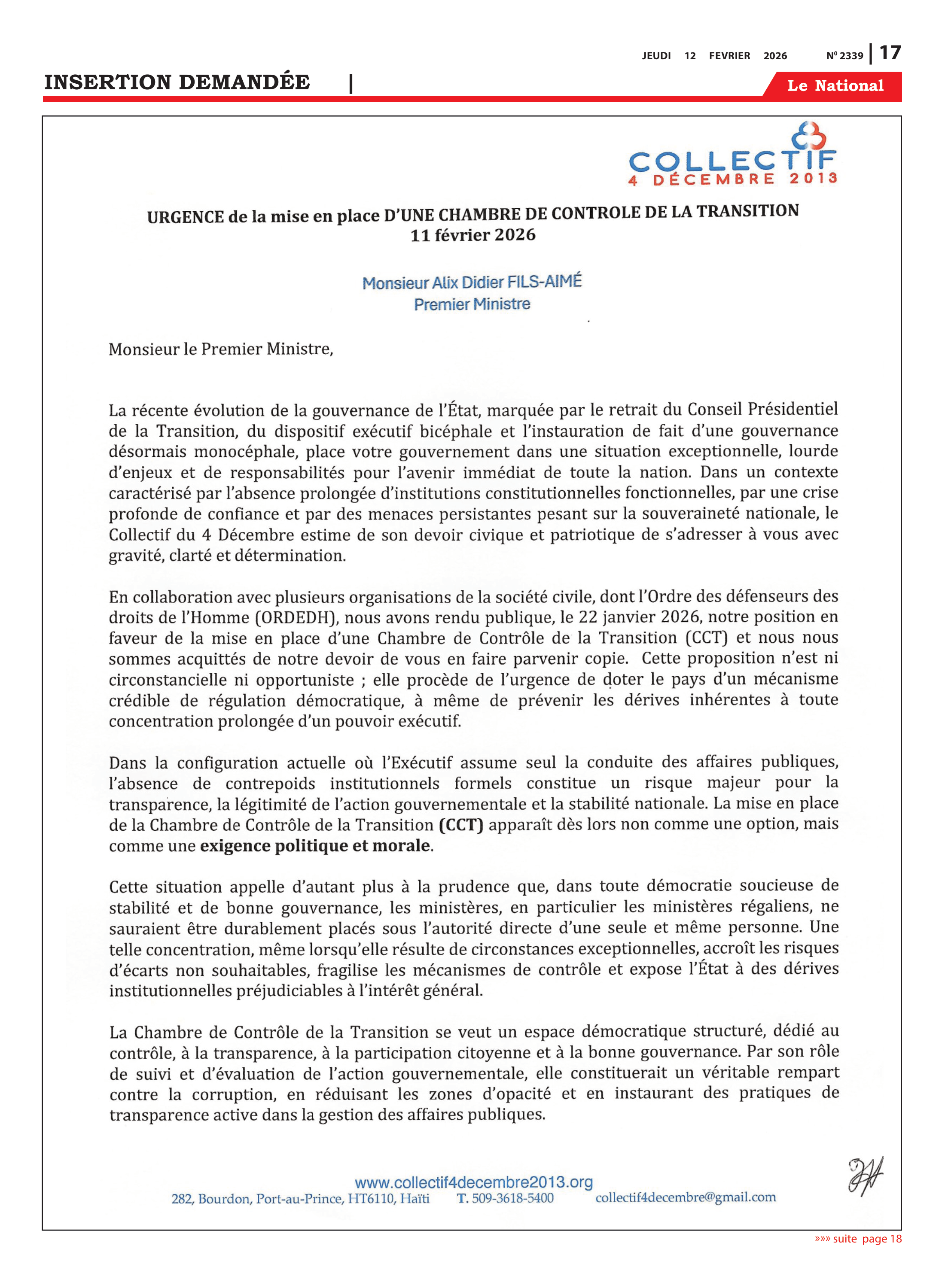 Page 17 de l'édition 2339