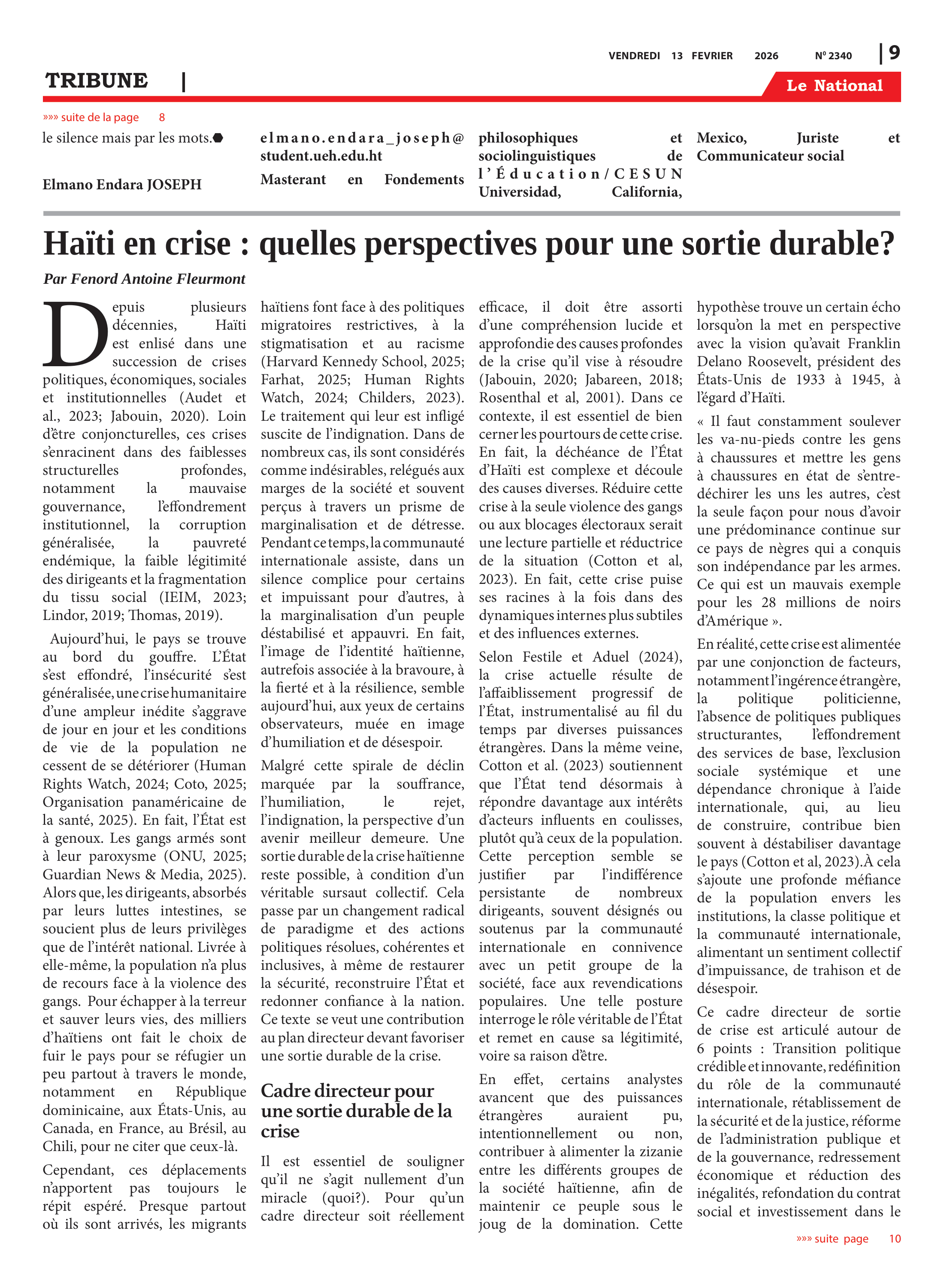 Page 10 de l'édition 2340
