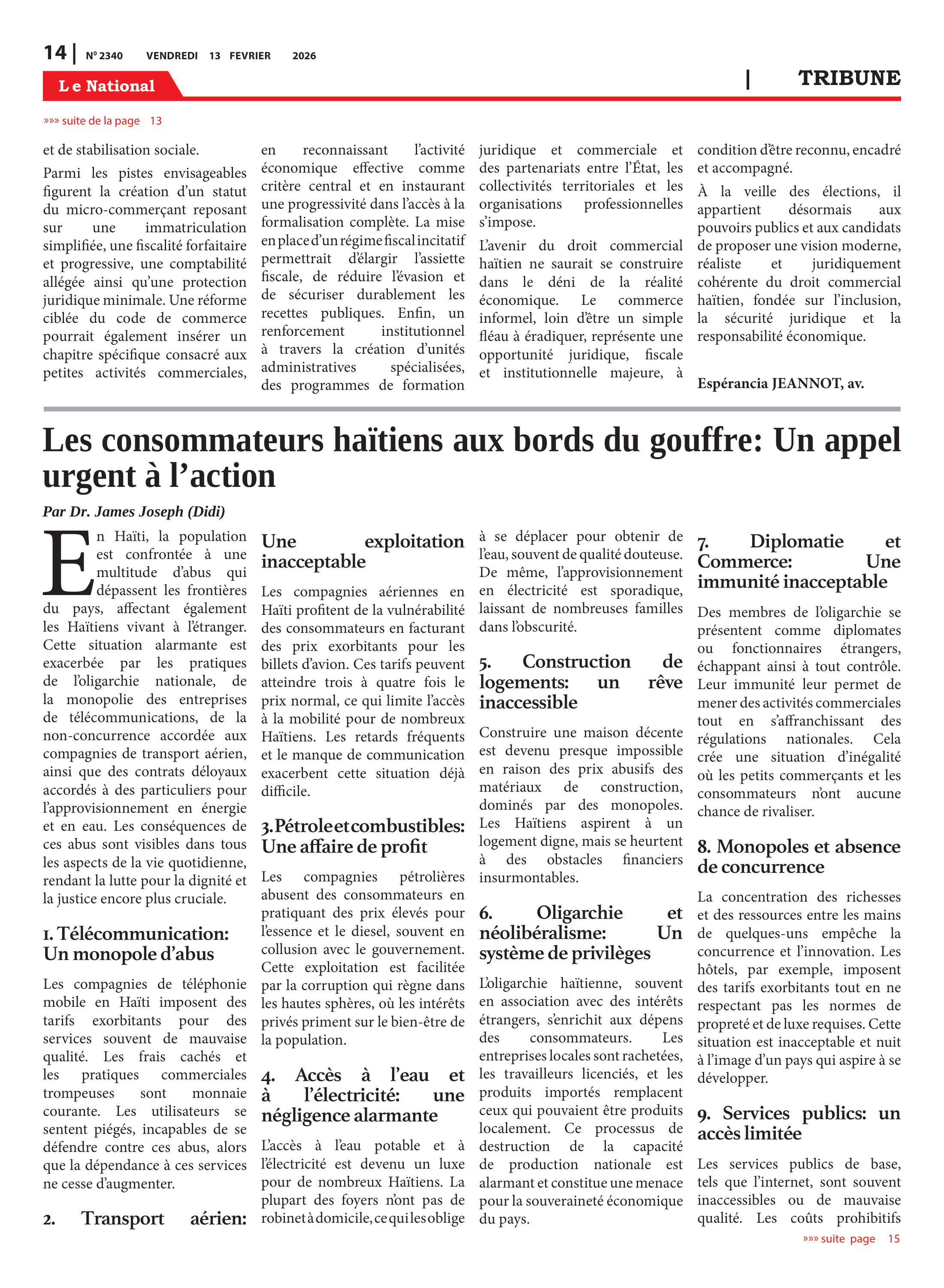 Page 15 de l'édition 2340