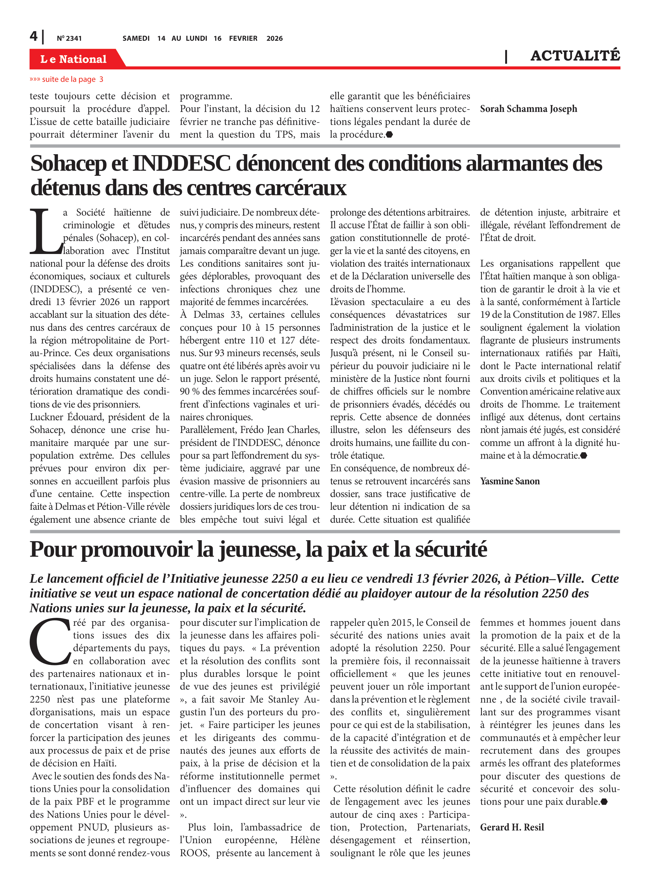 Page 4 de l'édition 2341