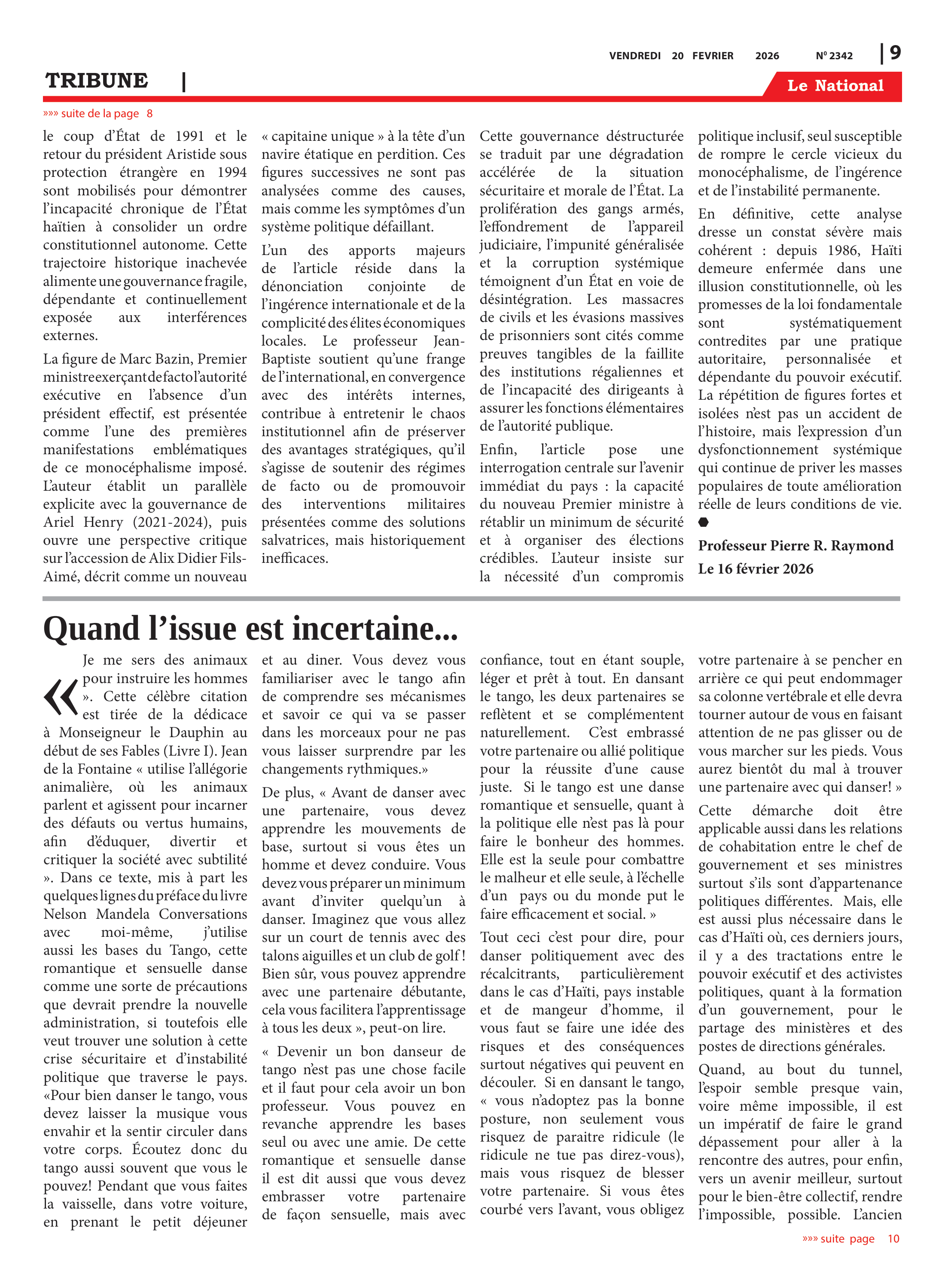 Page 9 de l'édition 2342