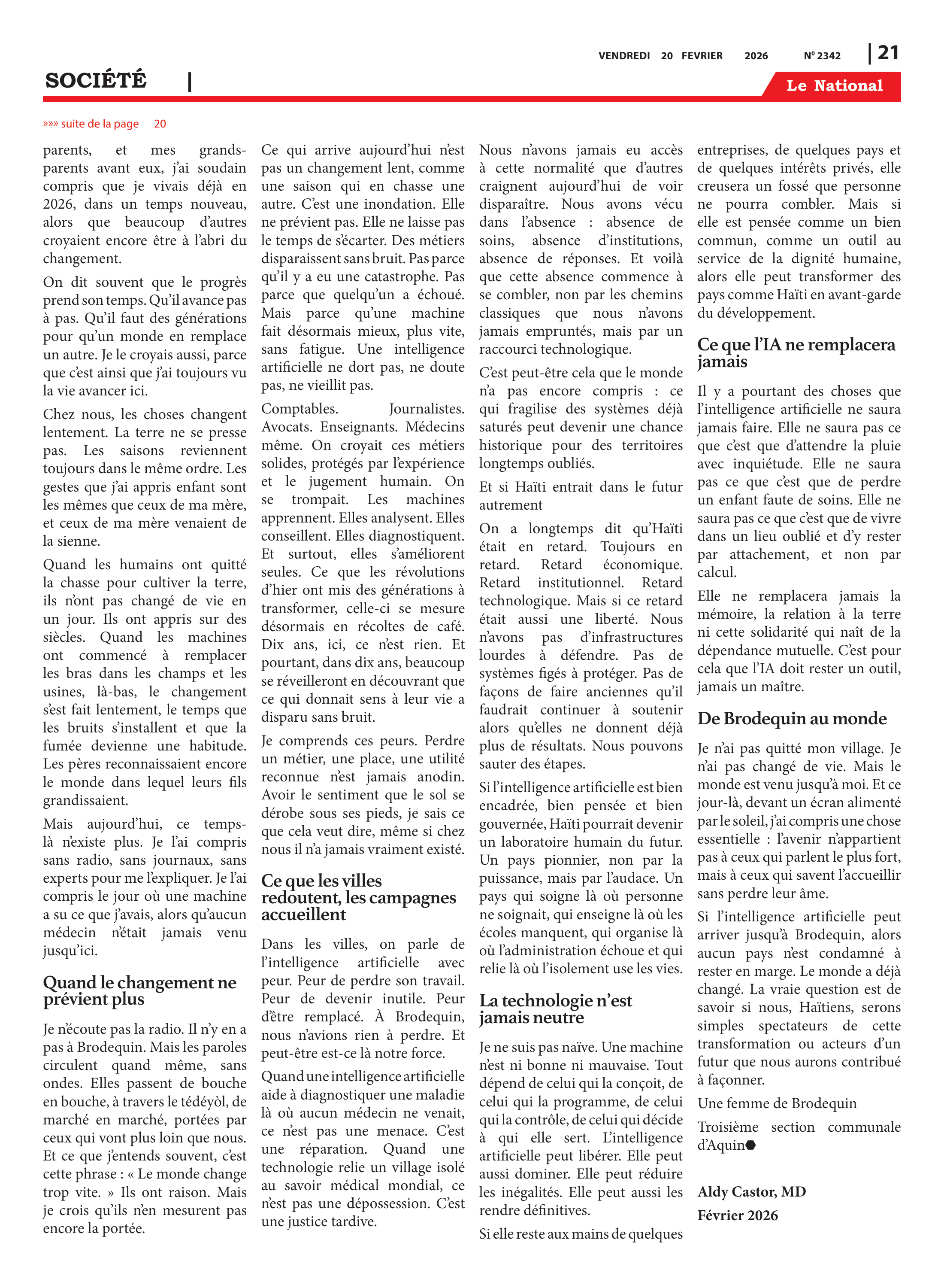 Page 21 de l'édition 2342
