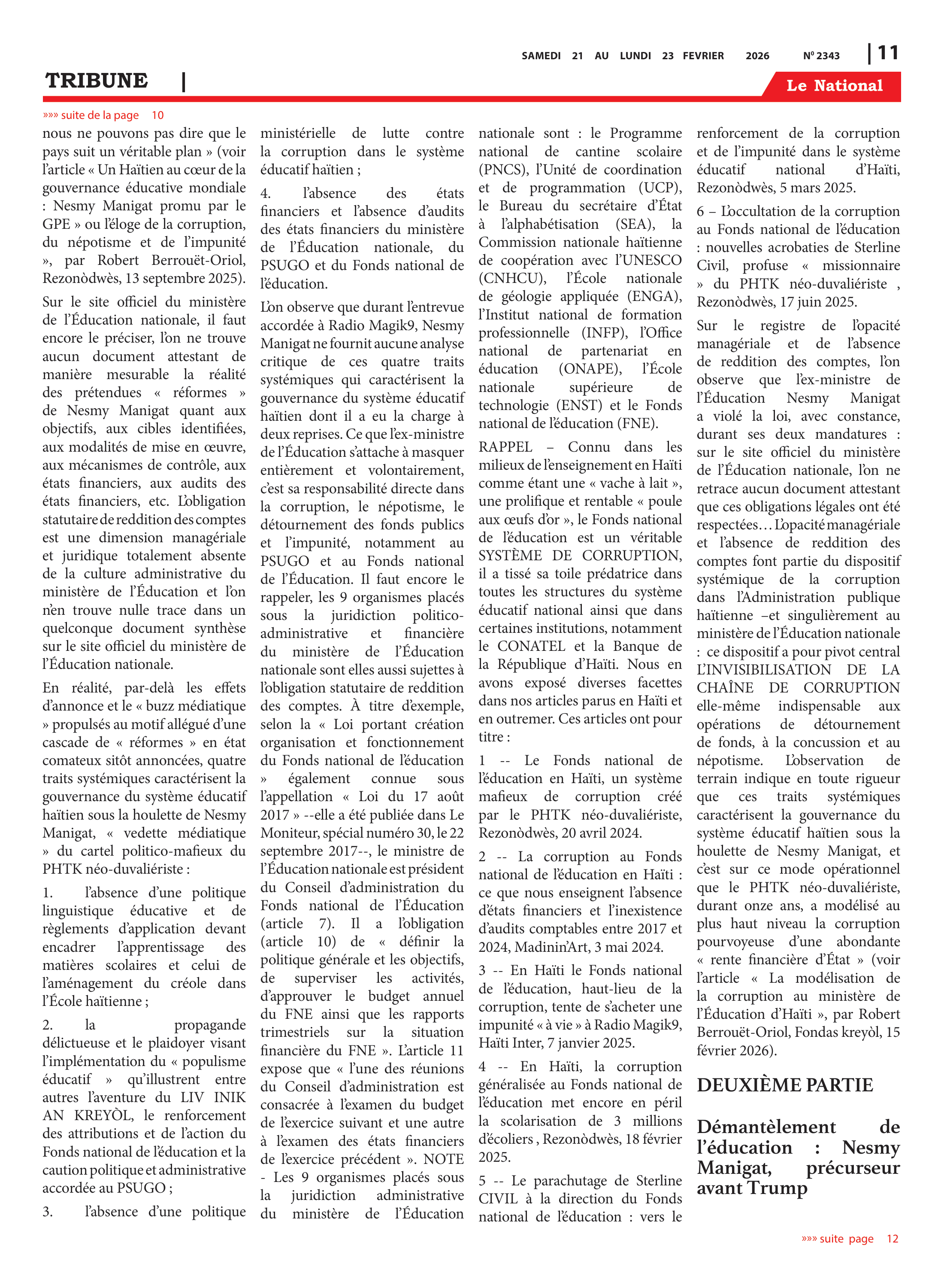 Page 11 de l'édition 2343